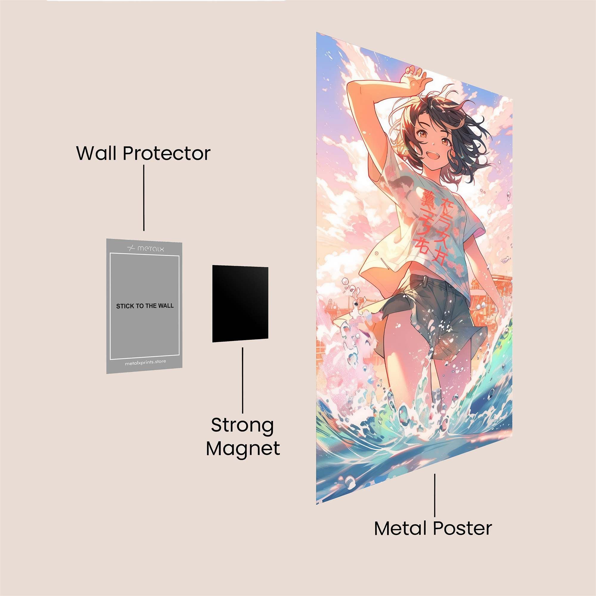 Splash Joy Safe Wall Magnetic / M