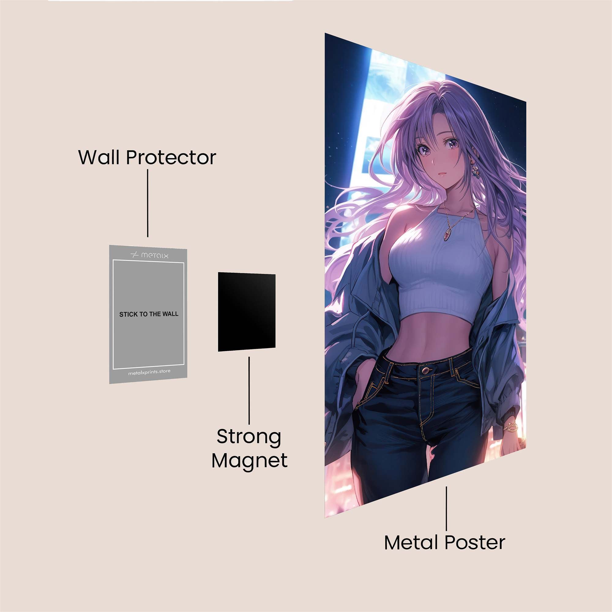 Neon Dreamer Safe Wall Magnetic / M