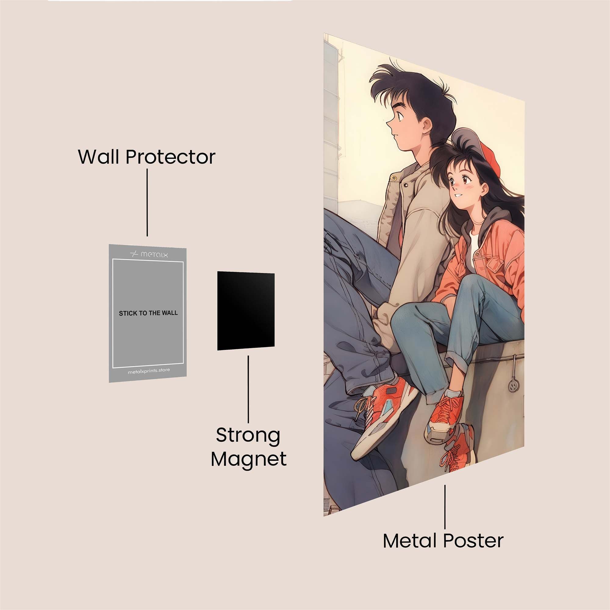 Makoto Serene Safe Wall Magnetic / M