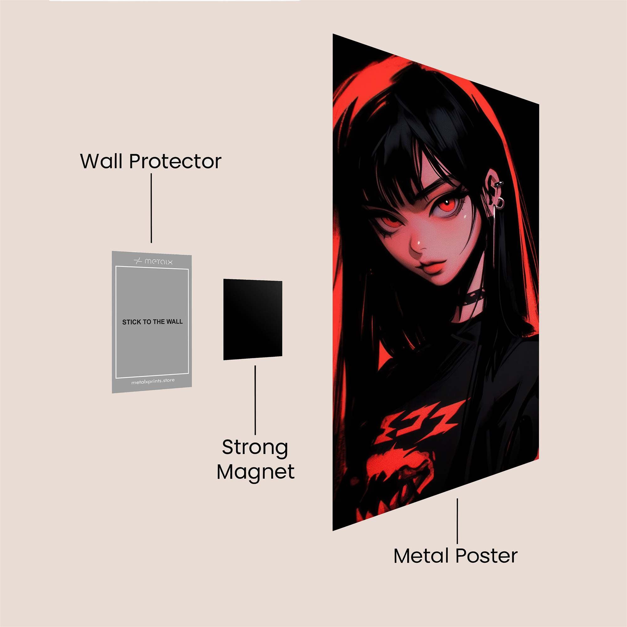 Gothic Enigma Safe Wall Magnetic / M