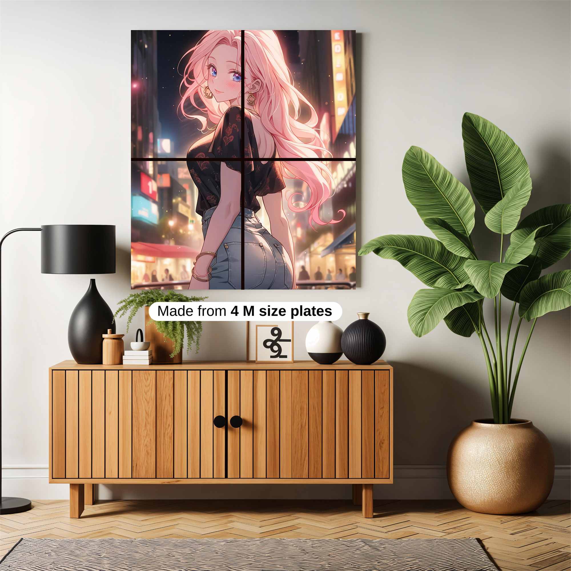 Neon Serenity Safe Wall Magnetic / M