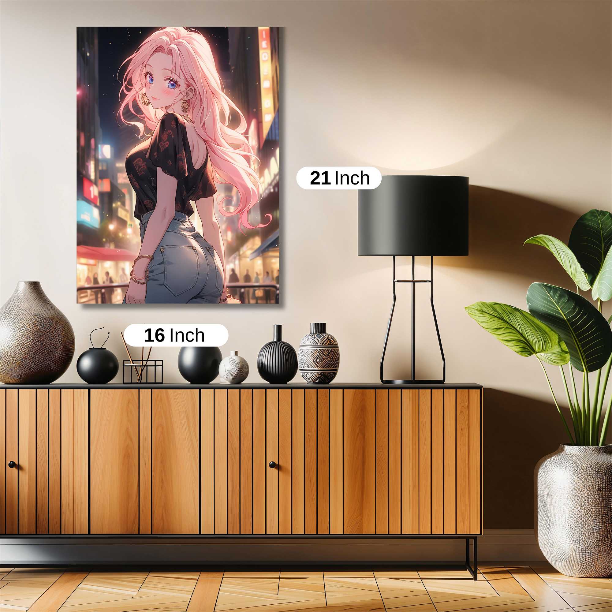 Neon Serenity Safe Wall Magnetic / M