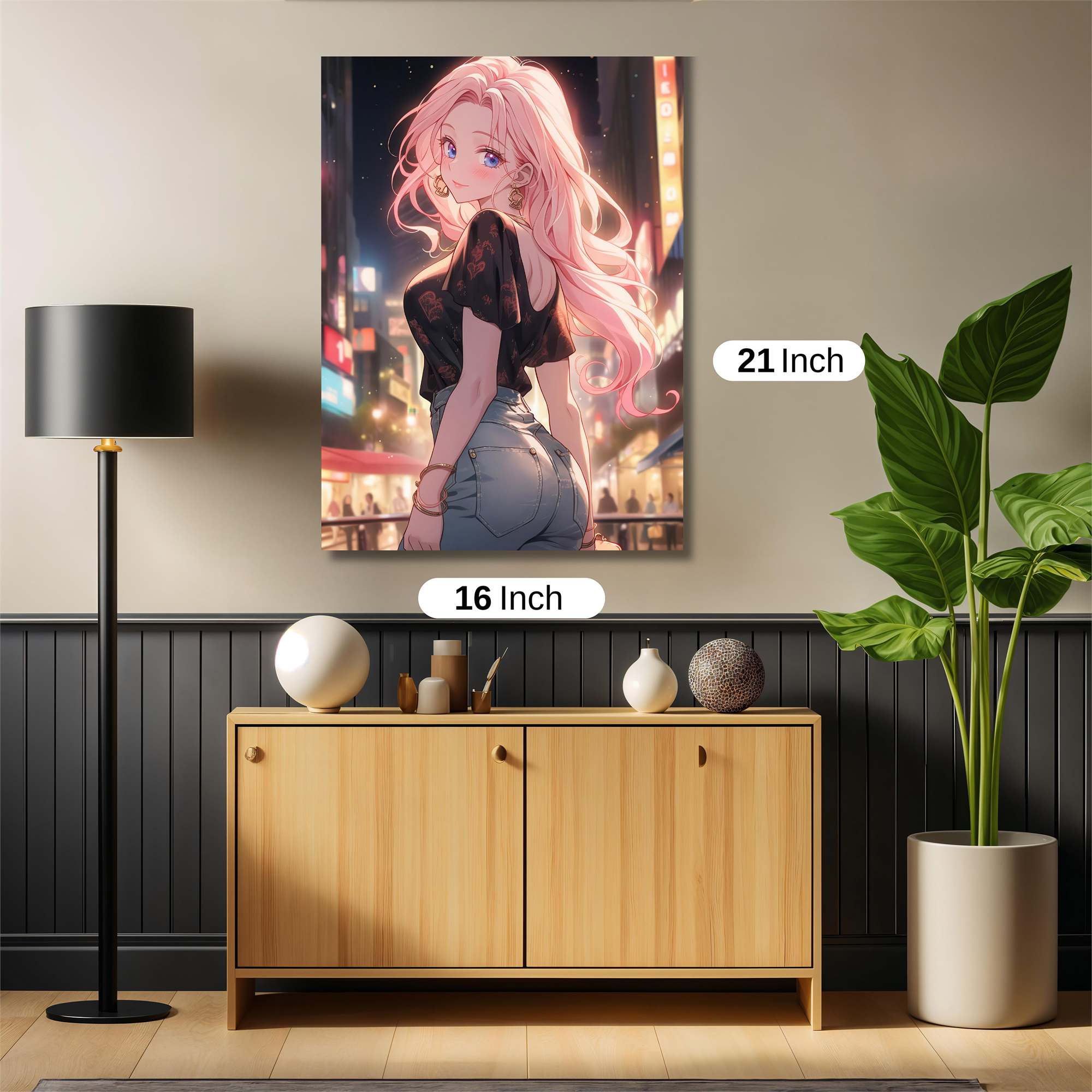 Neon Serenity Safe Wall Magnetic / M