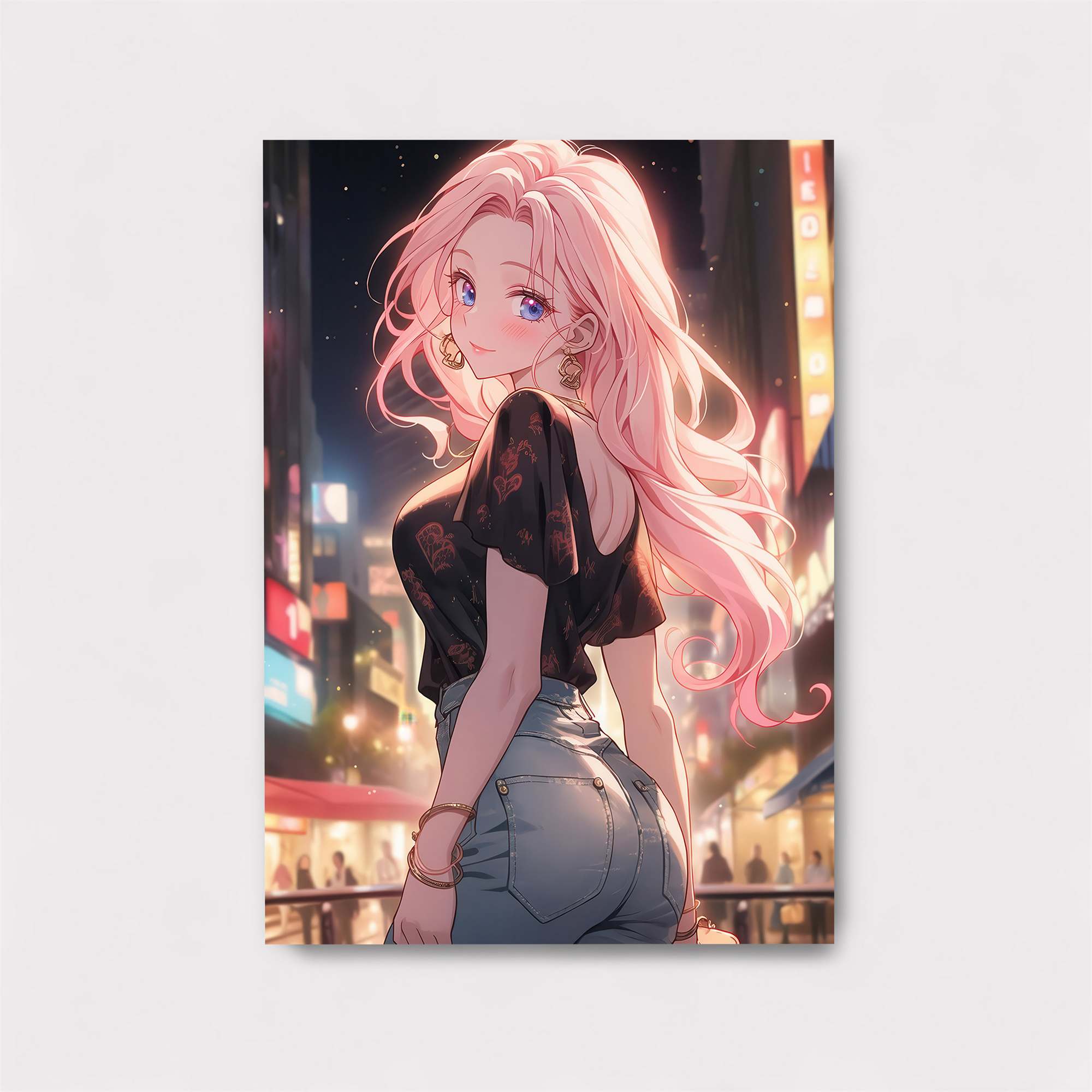 Neon Serenity Safe Wall Magnetic / M