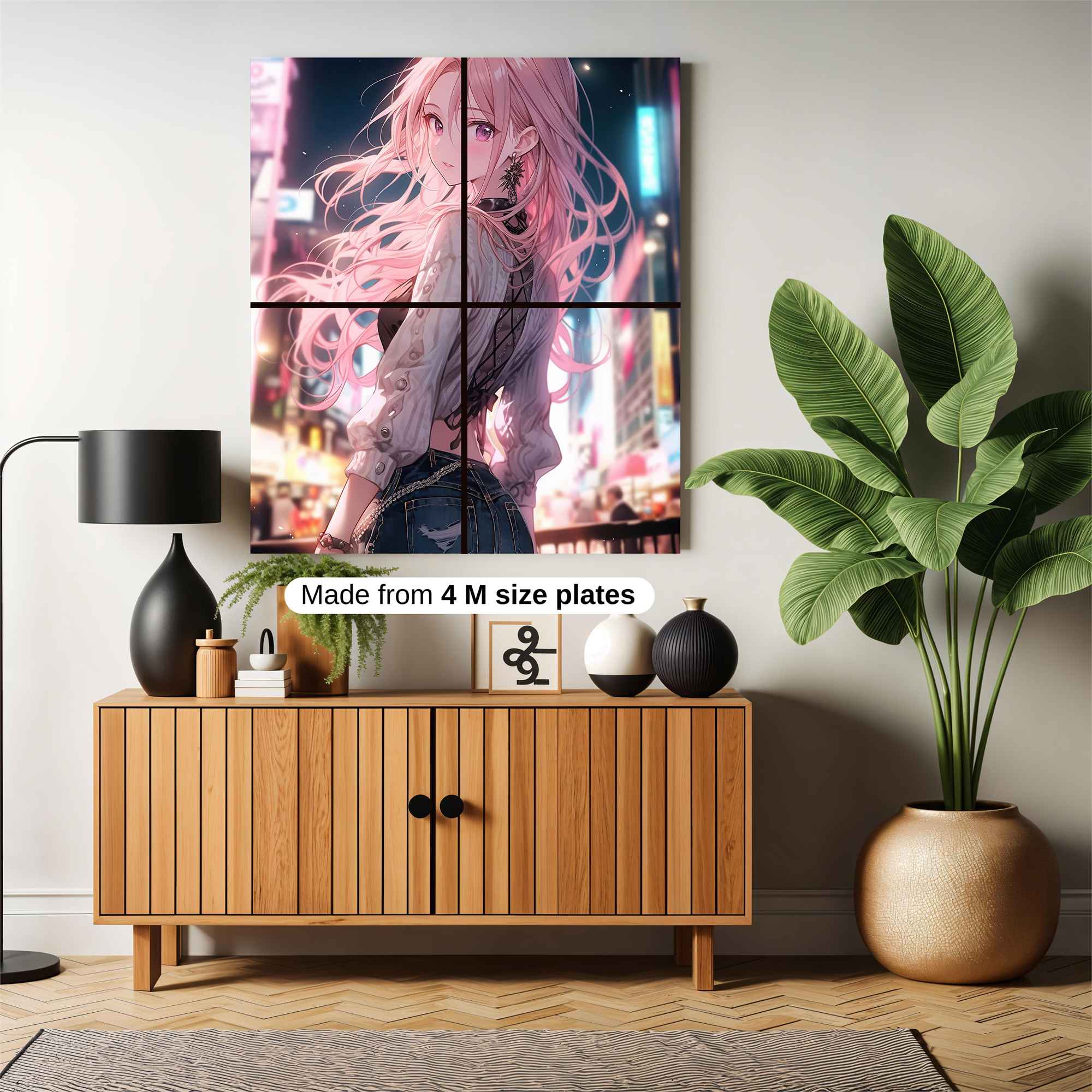 Neon Serenity Safe Wall Magnetic / M