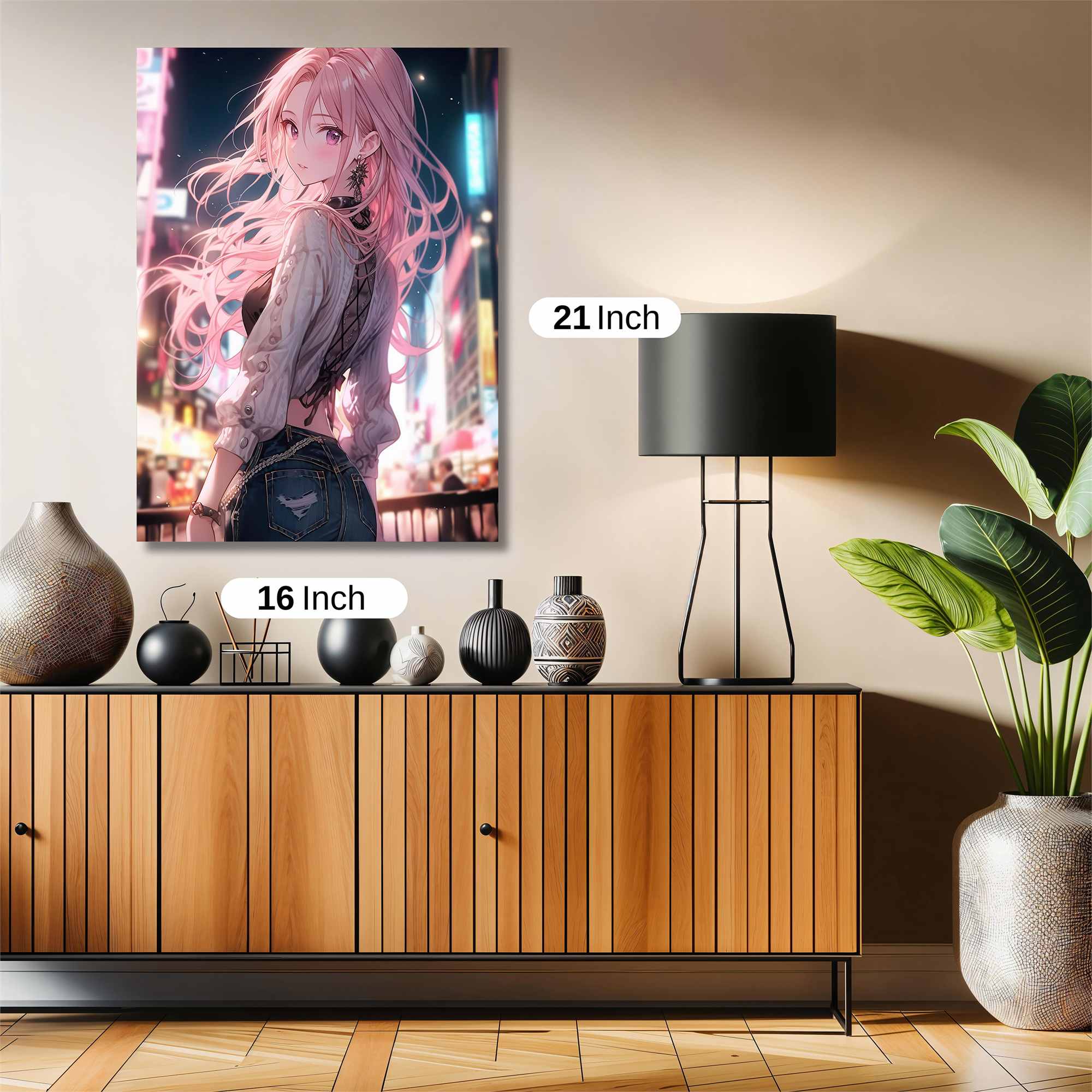 Neon Serenity Safe Wall Magnetic / M