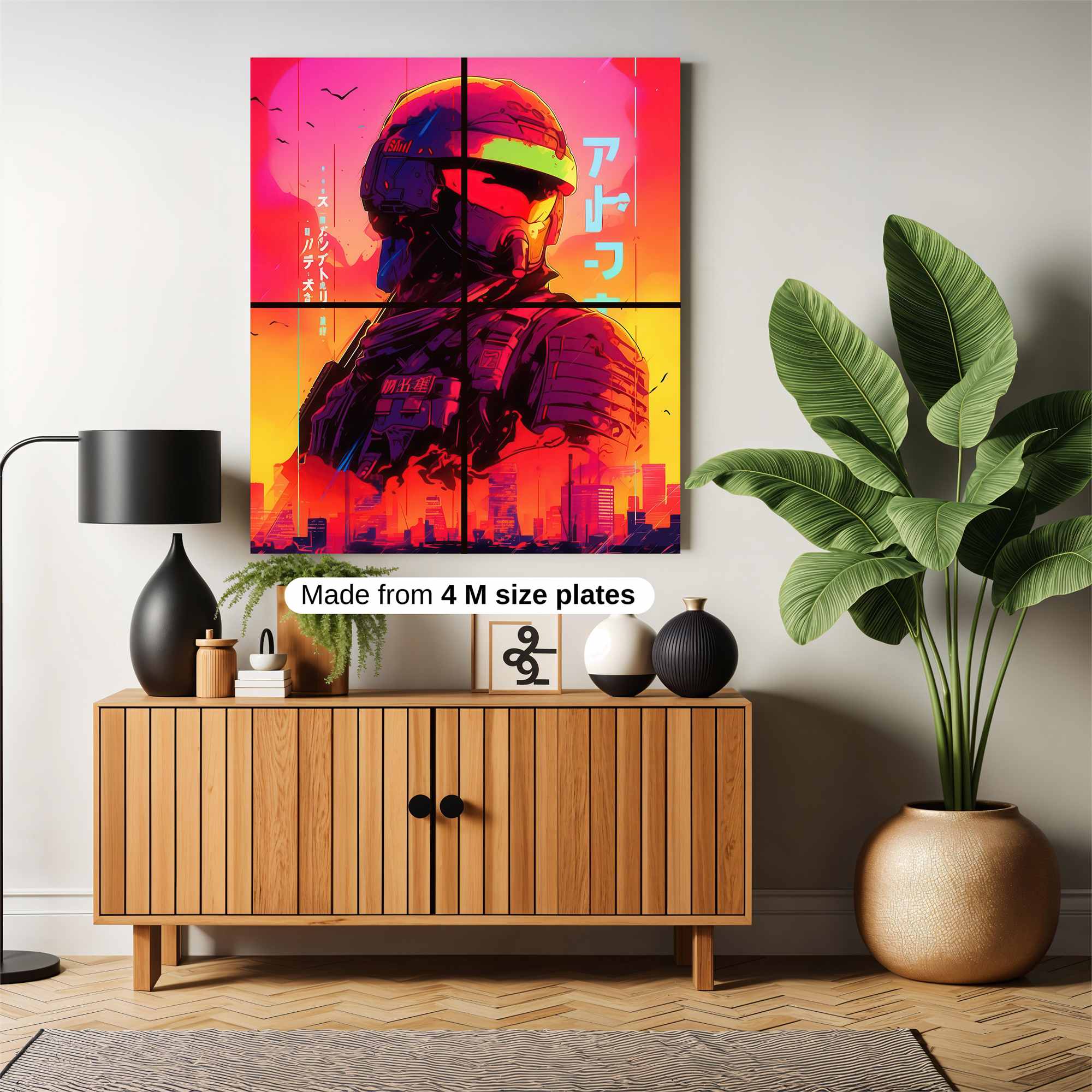 Cyberpunk Sentinel Safe Wall Magnetic / M