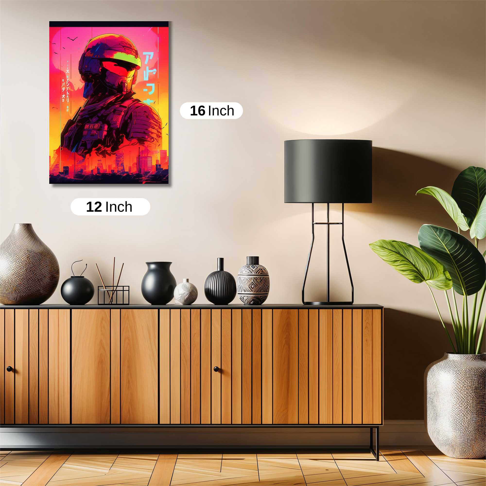 Cyberpunk Sentinel Safe Wall Magnetic / M