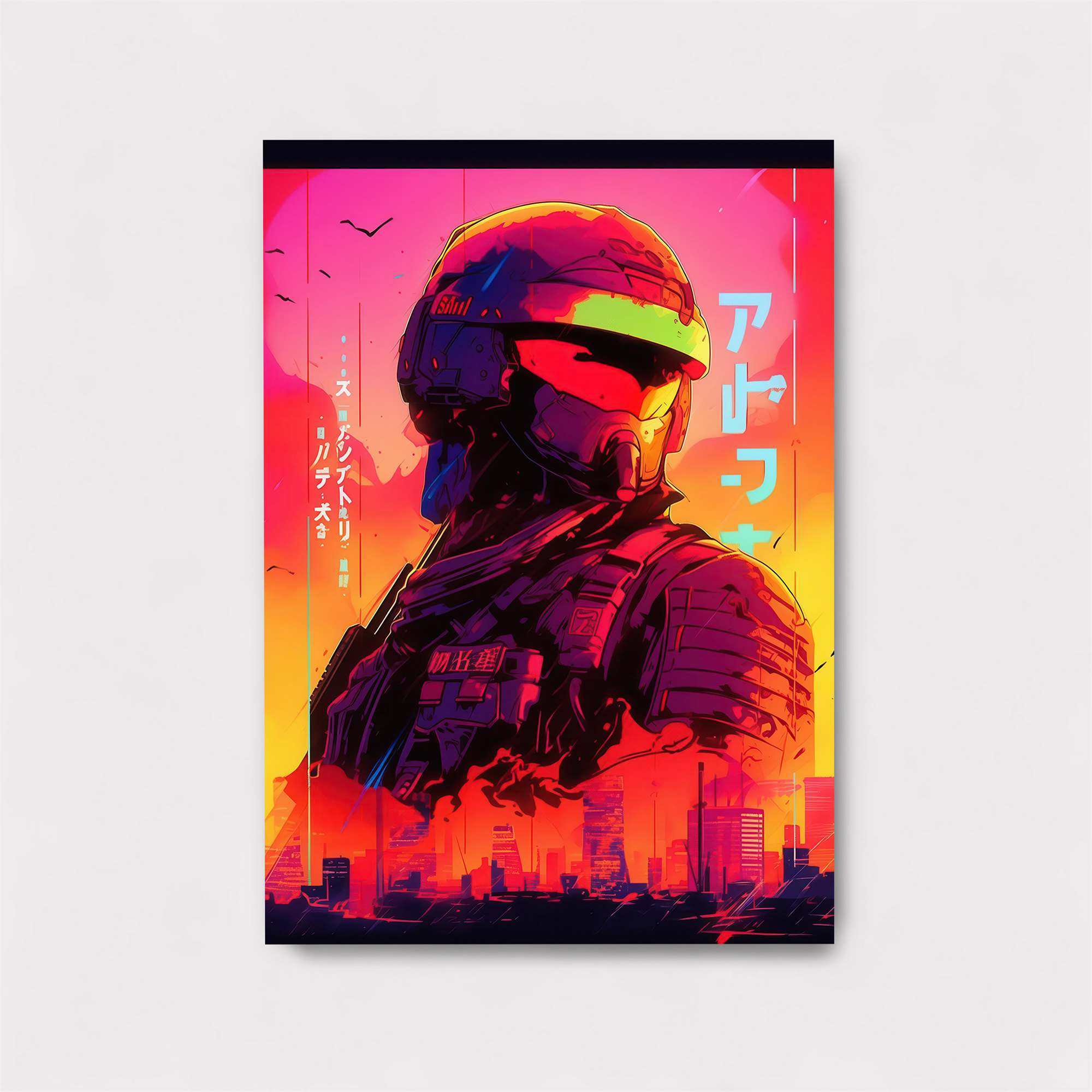 Cyberpunk Sentinel Safe Wall Magnetic / M