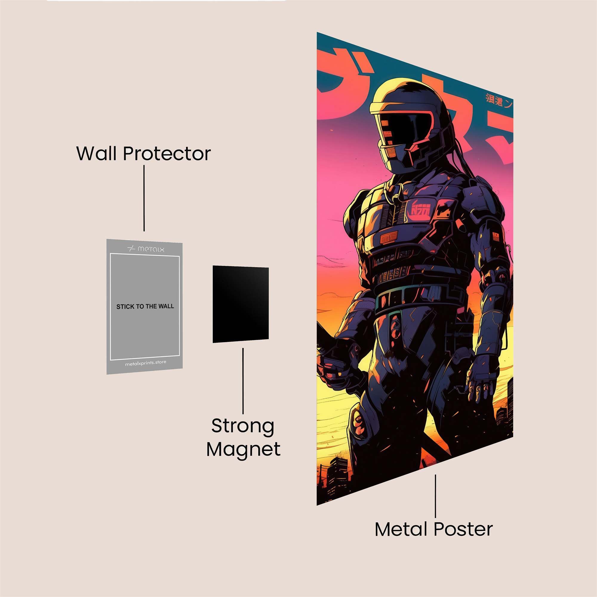 Kerberos Rage Safe Wall Magnetic / M