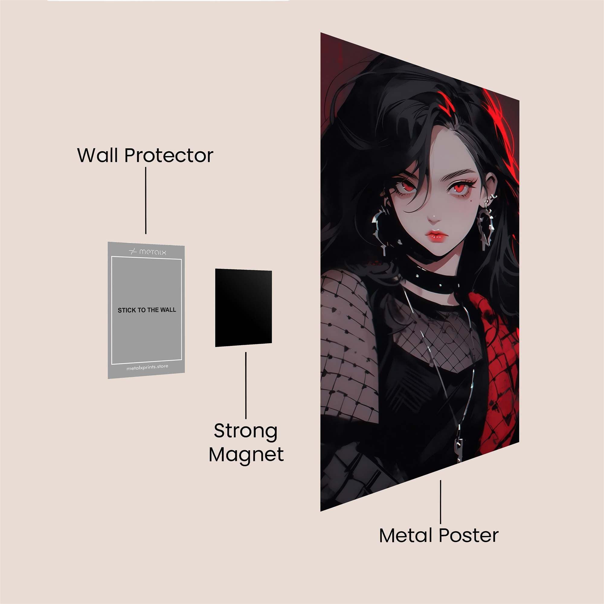 Raven Enigma Safe Wall Magnetic / M