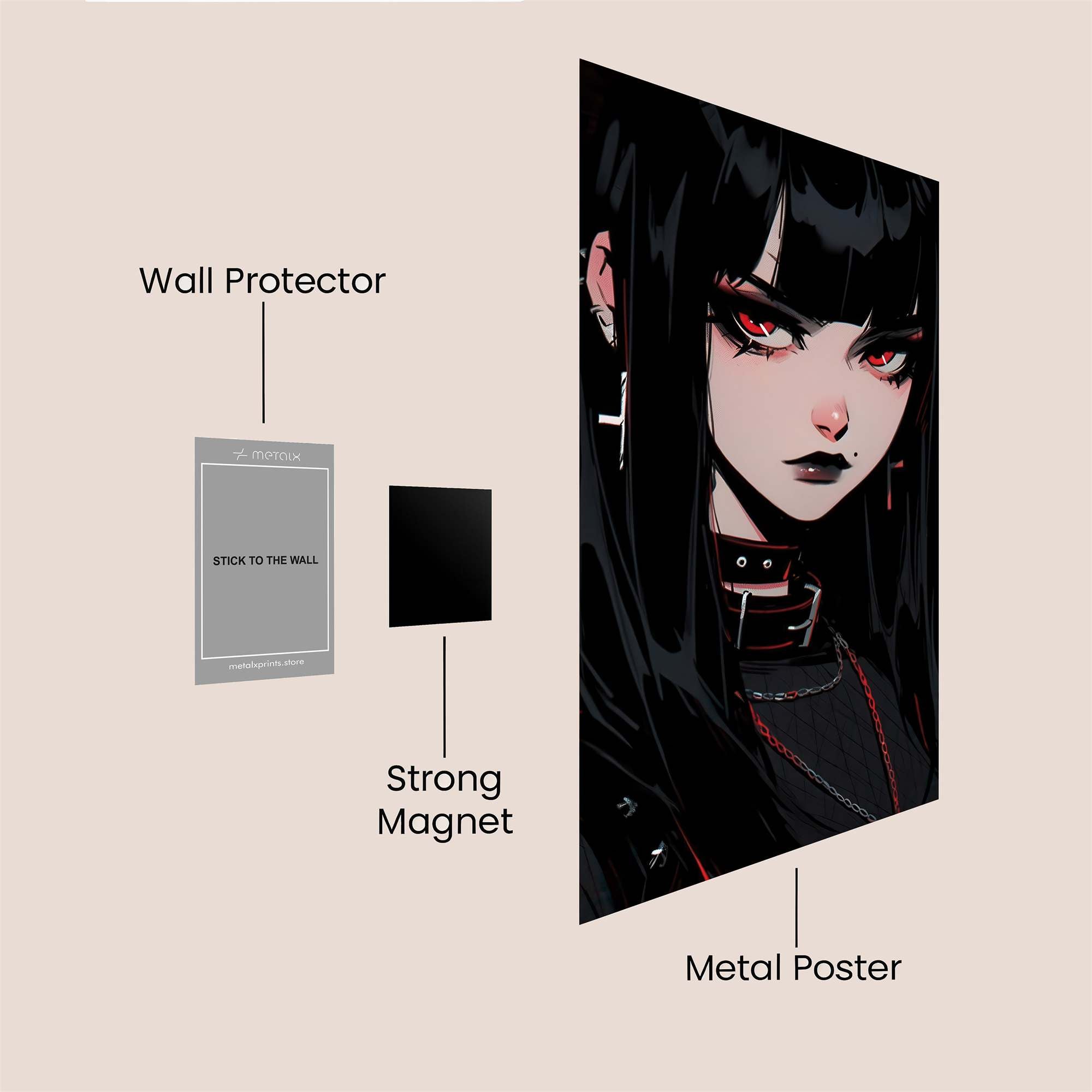 Raven Enigma Safe Wall Magnetic / M