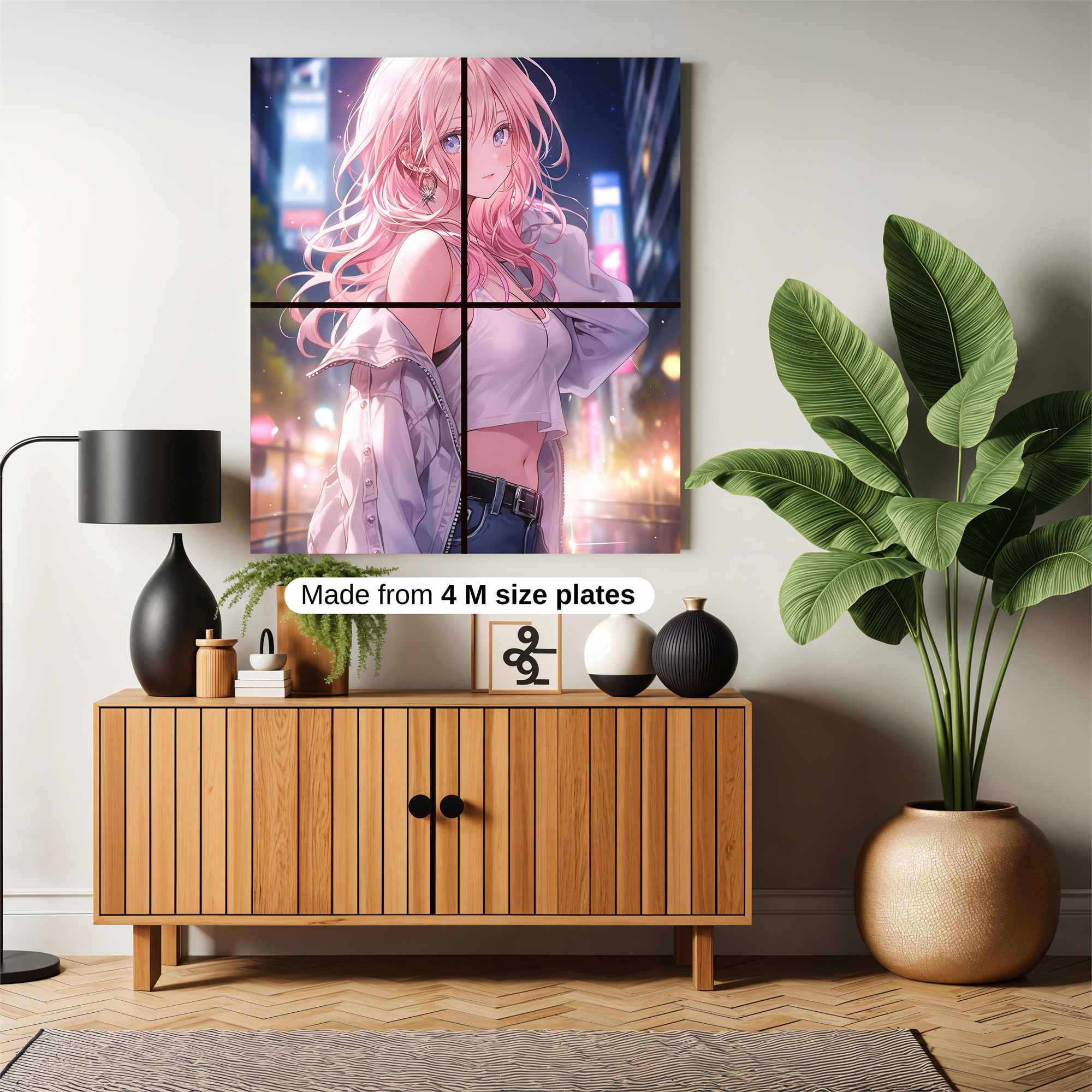 Neon Serenity Safe Wall Magnetic / M