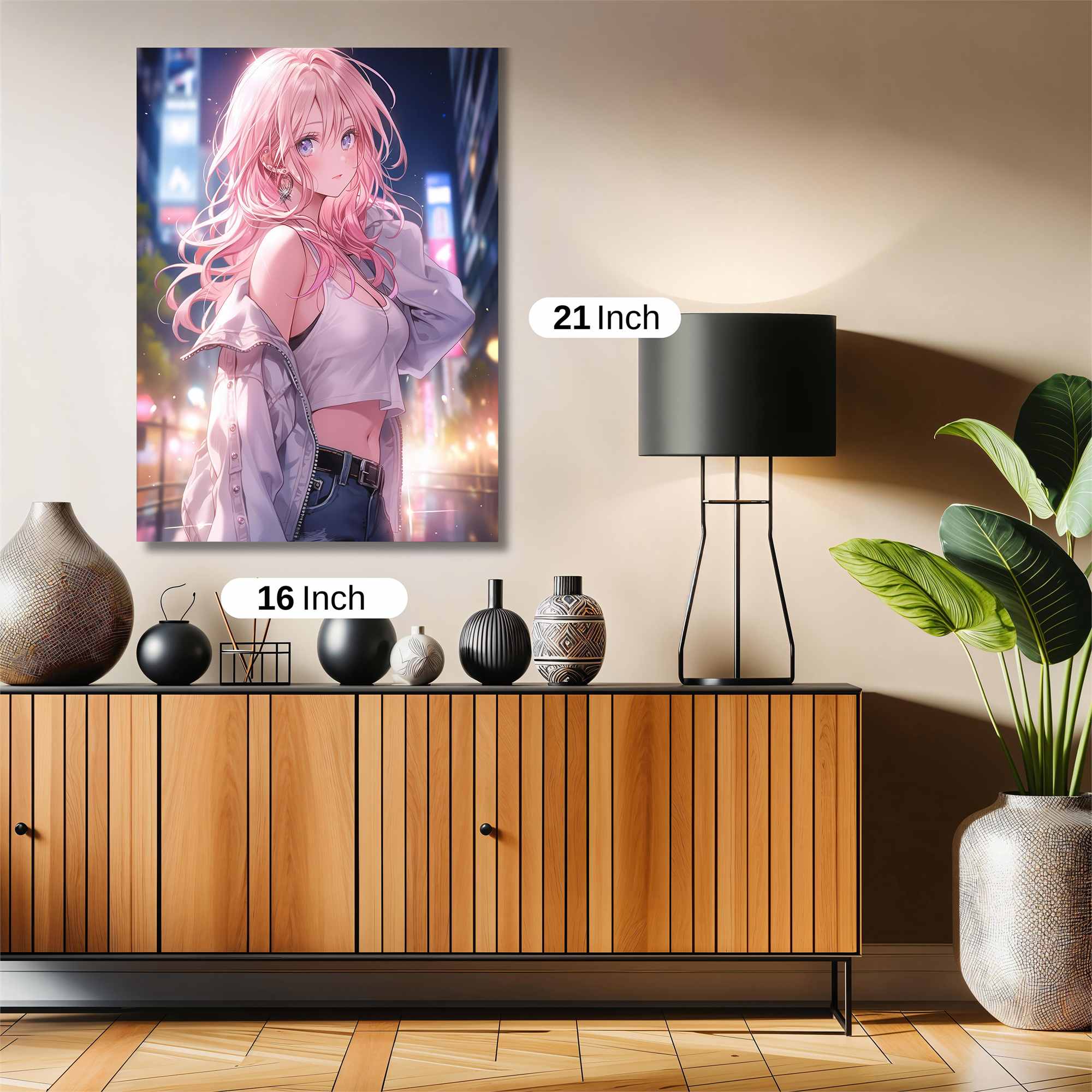 Neon Serenity Safe Wall Magnetic / M