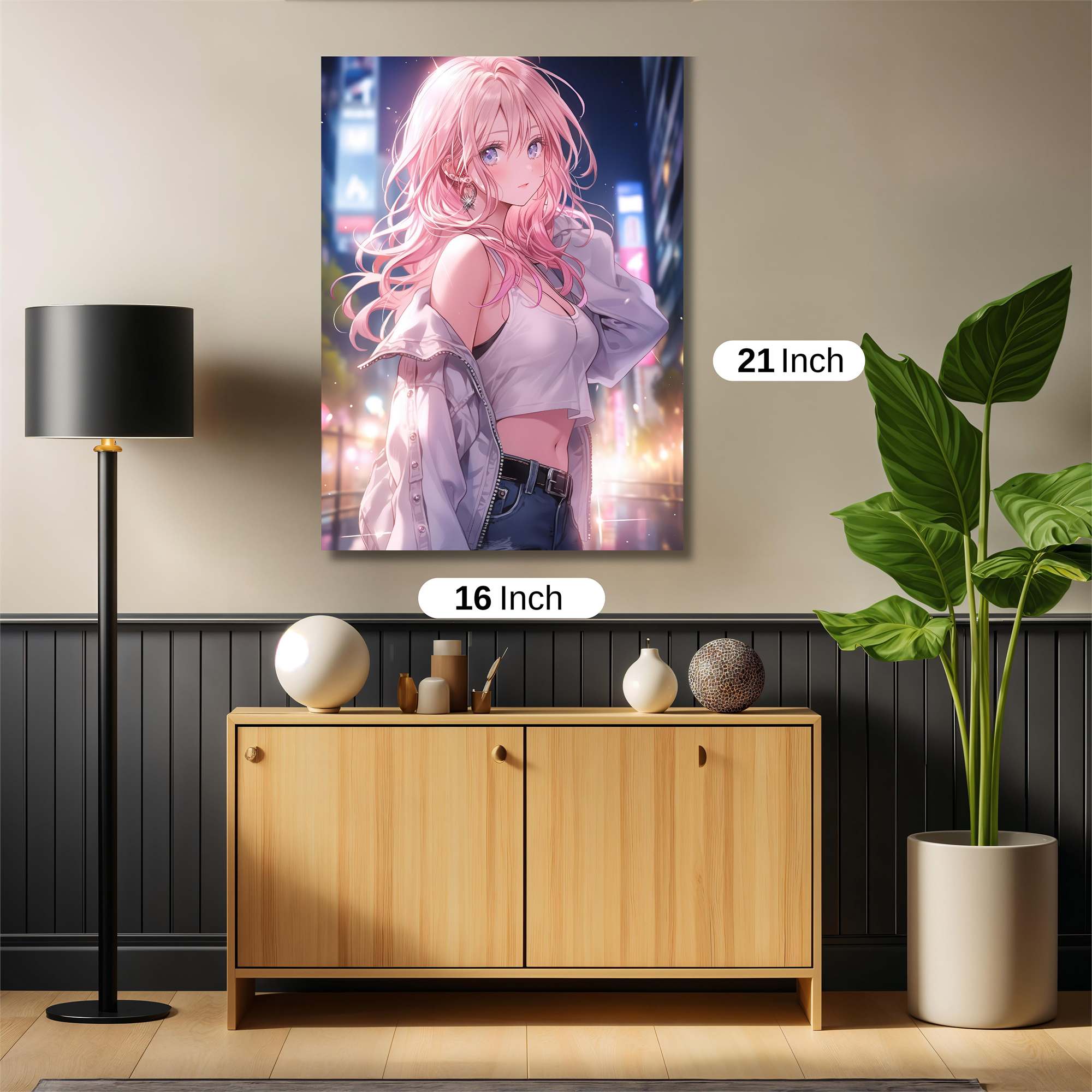 Neon Serenity Safe Wall Magnetic / M