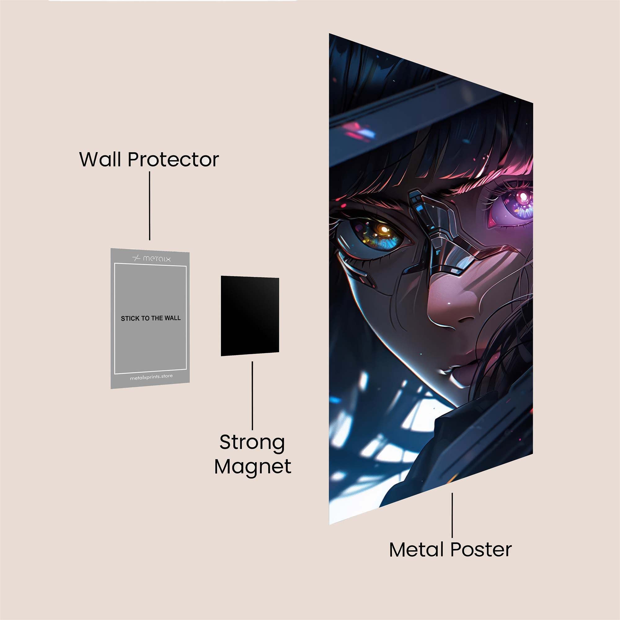 Cyber Mystic Safe Wall Magnetic / M
