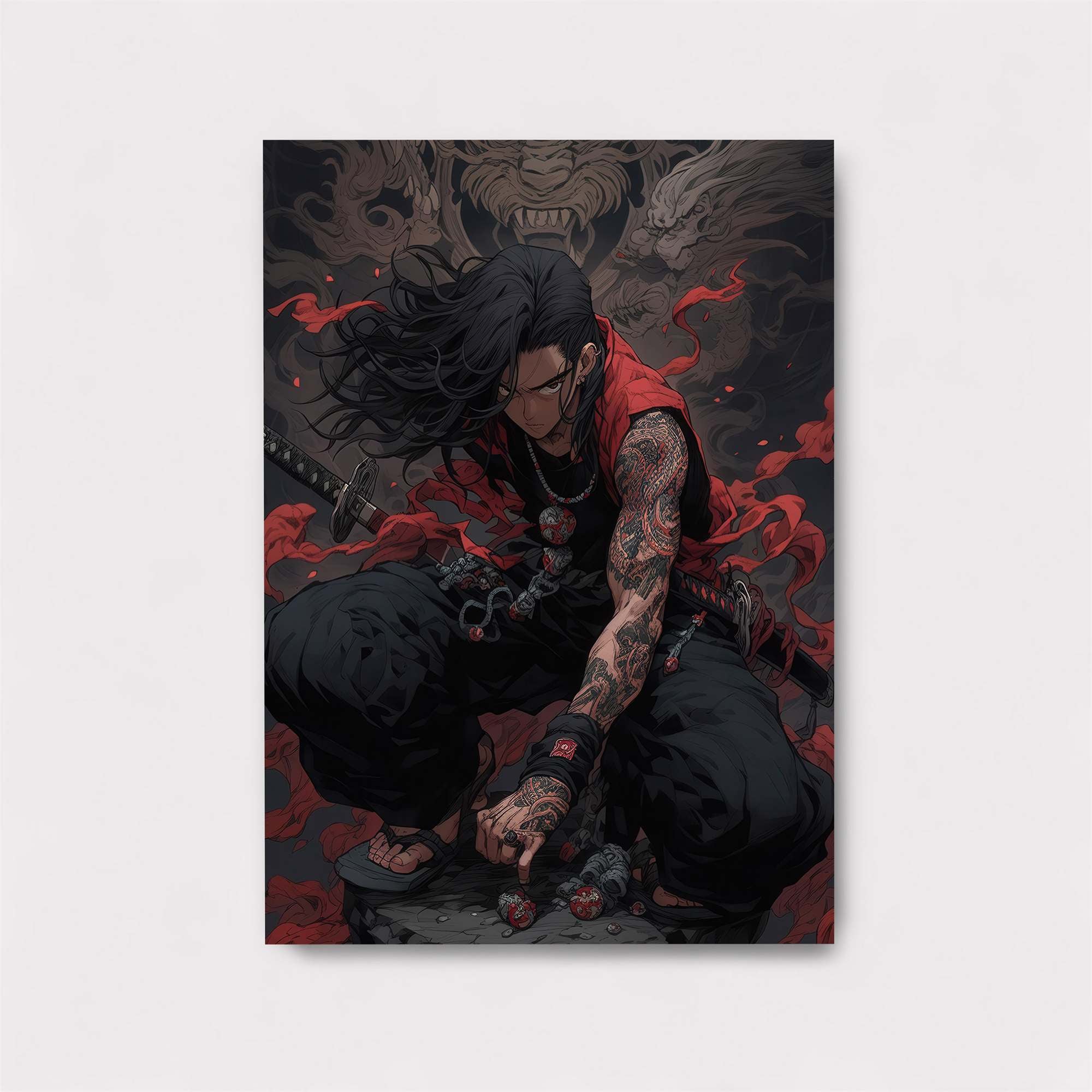 Samurai Fury Safe Wall Magnetic / M