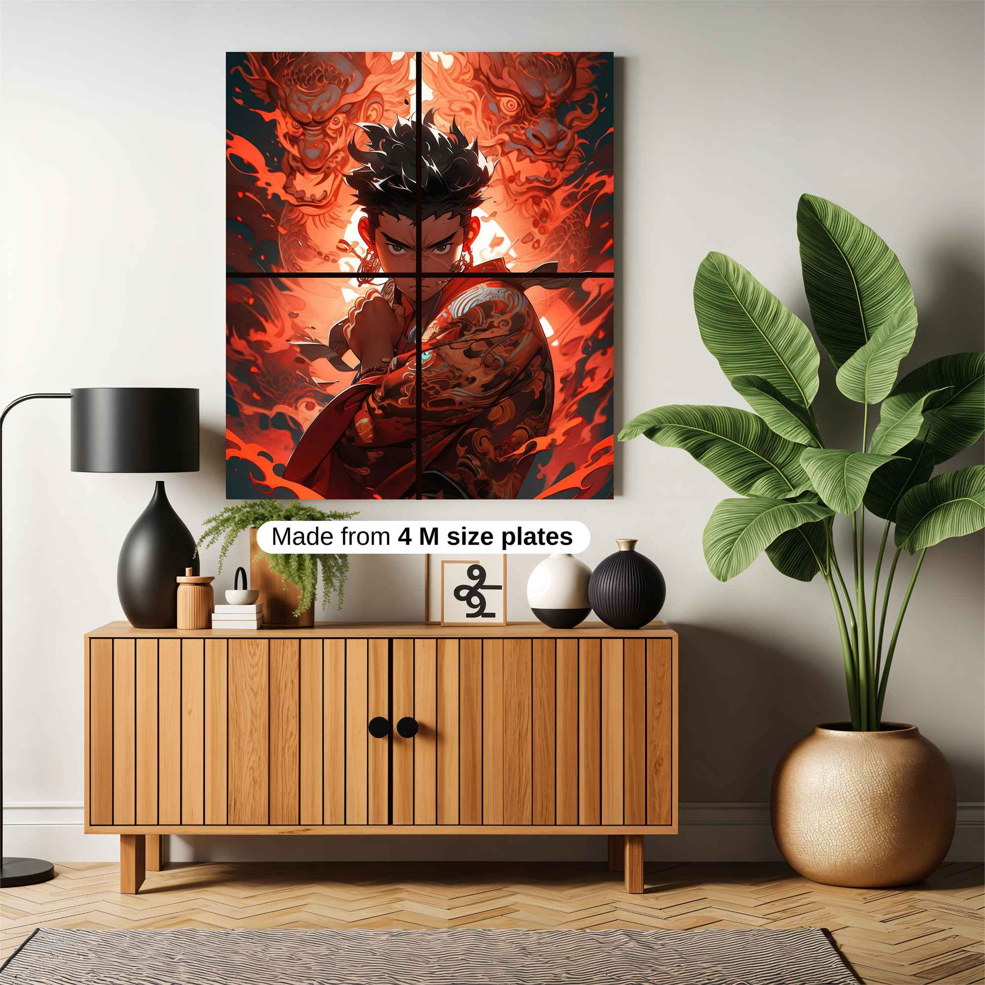 Samurai Blaze Safe Wall Magnetic / M