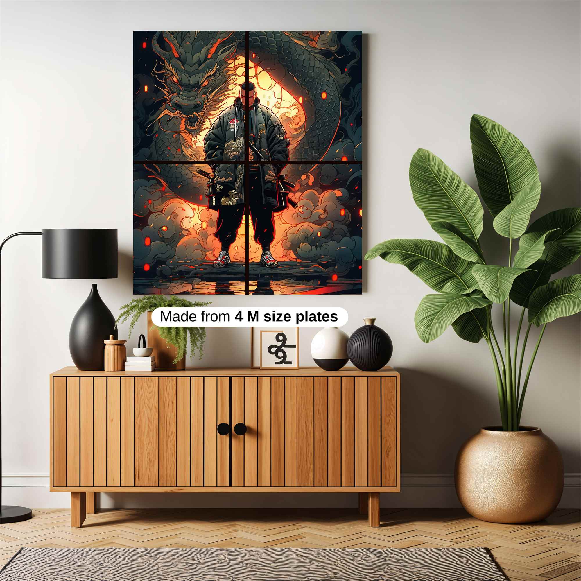 Dragon Blaze Safe Wall Magnetic / M