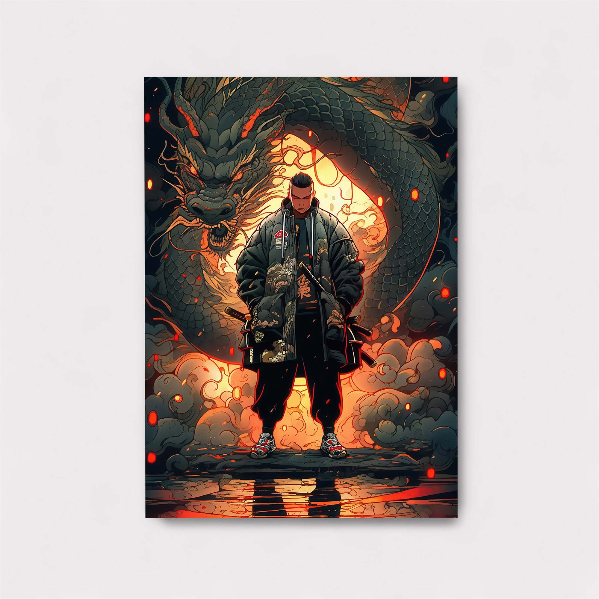 Dragon Blaze Safe Wall Magnetic / M