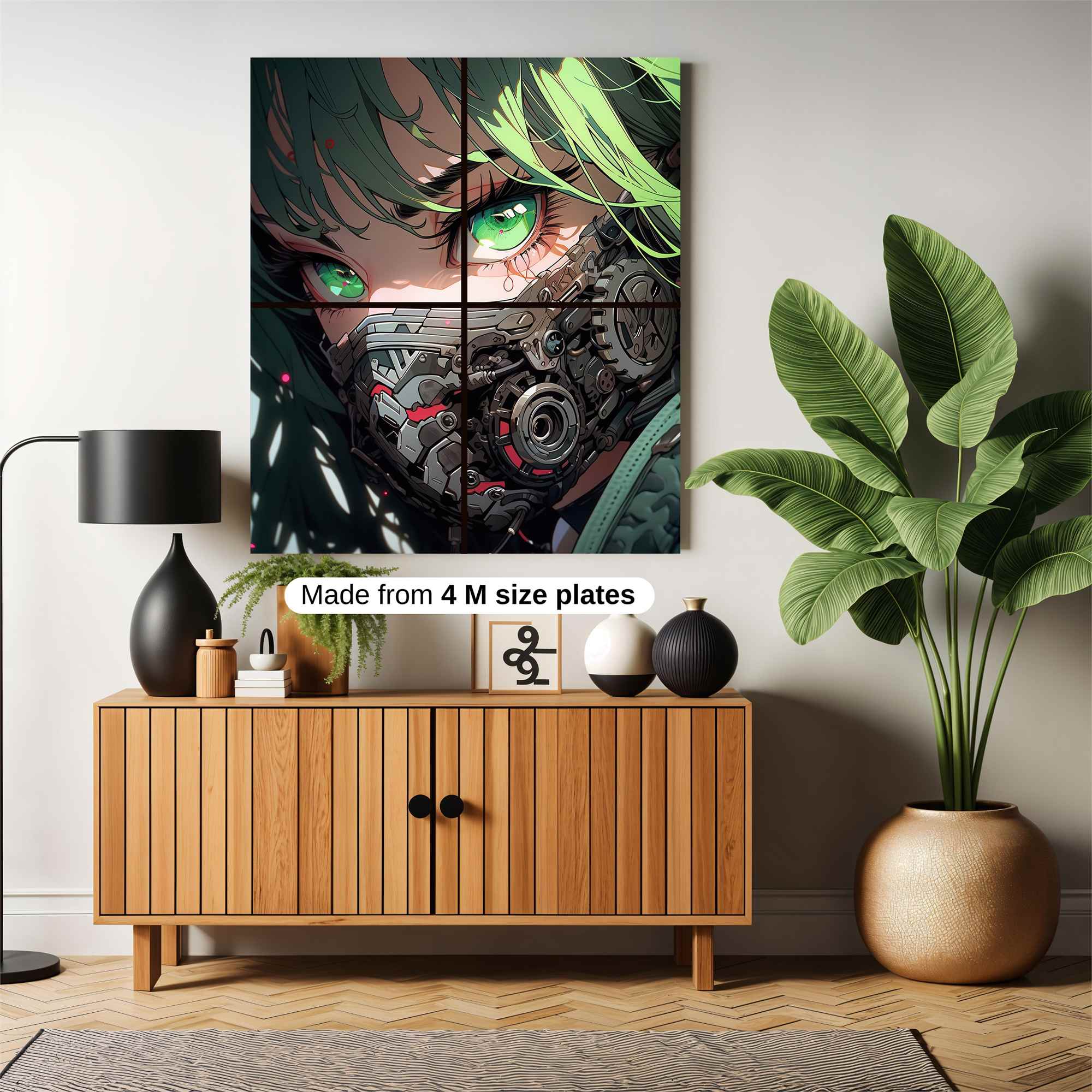 Cyberpunk Elegance Safe Wall Magnetic / M