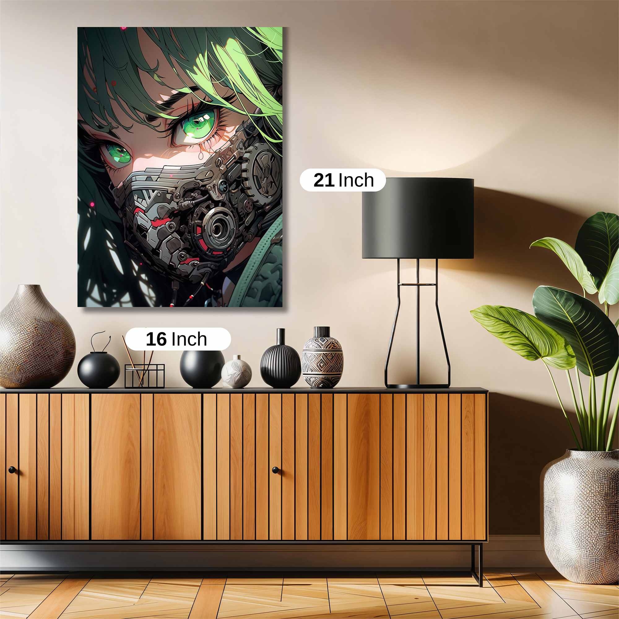 Cyberpunk Elegance Safe Wall Magnetic / M