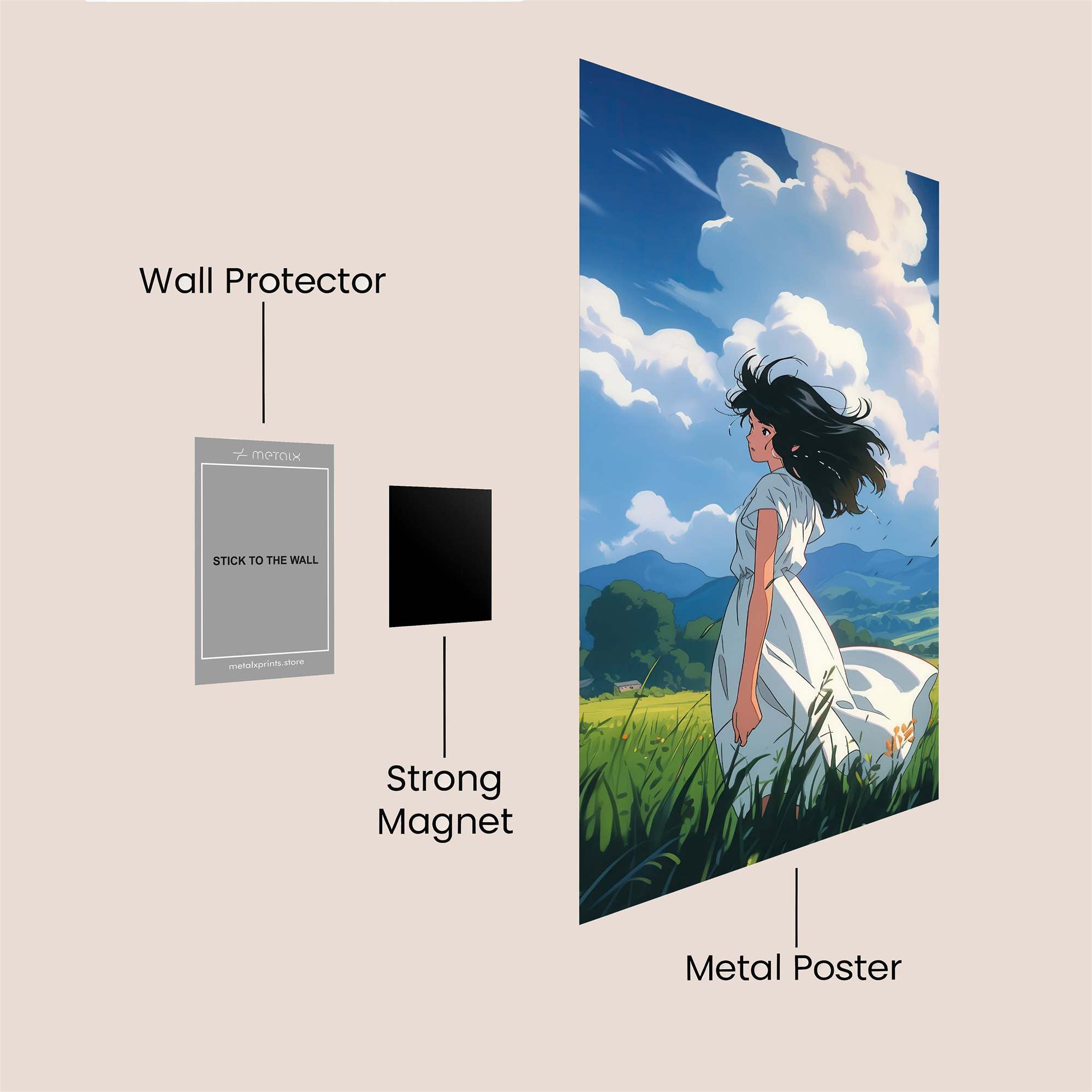 Luna Serenity Safe Wall Magnetic / M