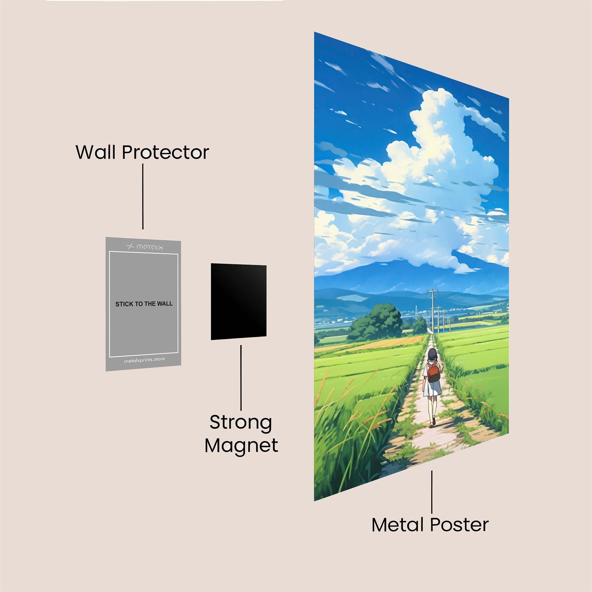 Journey Serenity Safe Wall Magnetic / M