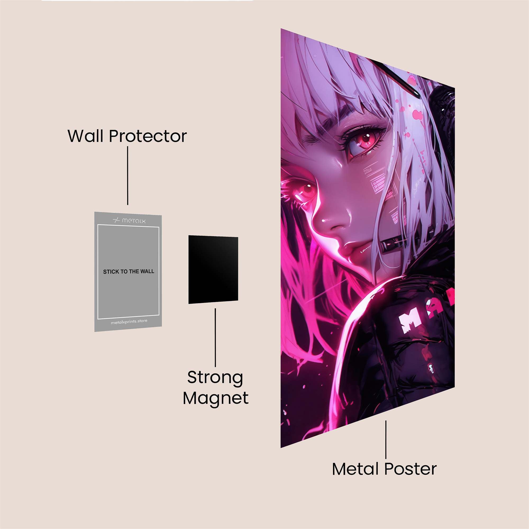 Neon Maverick Safe Wall Magnetic / M