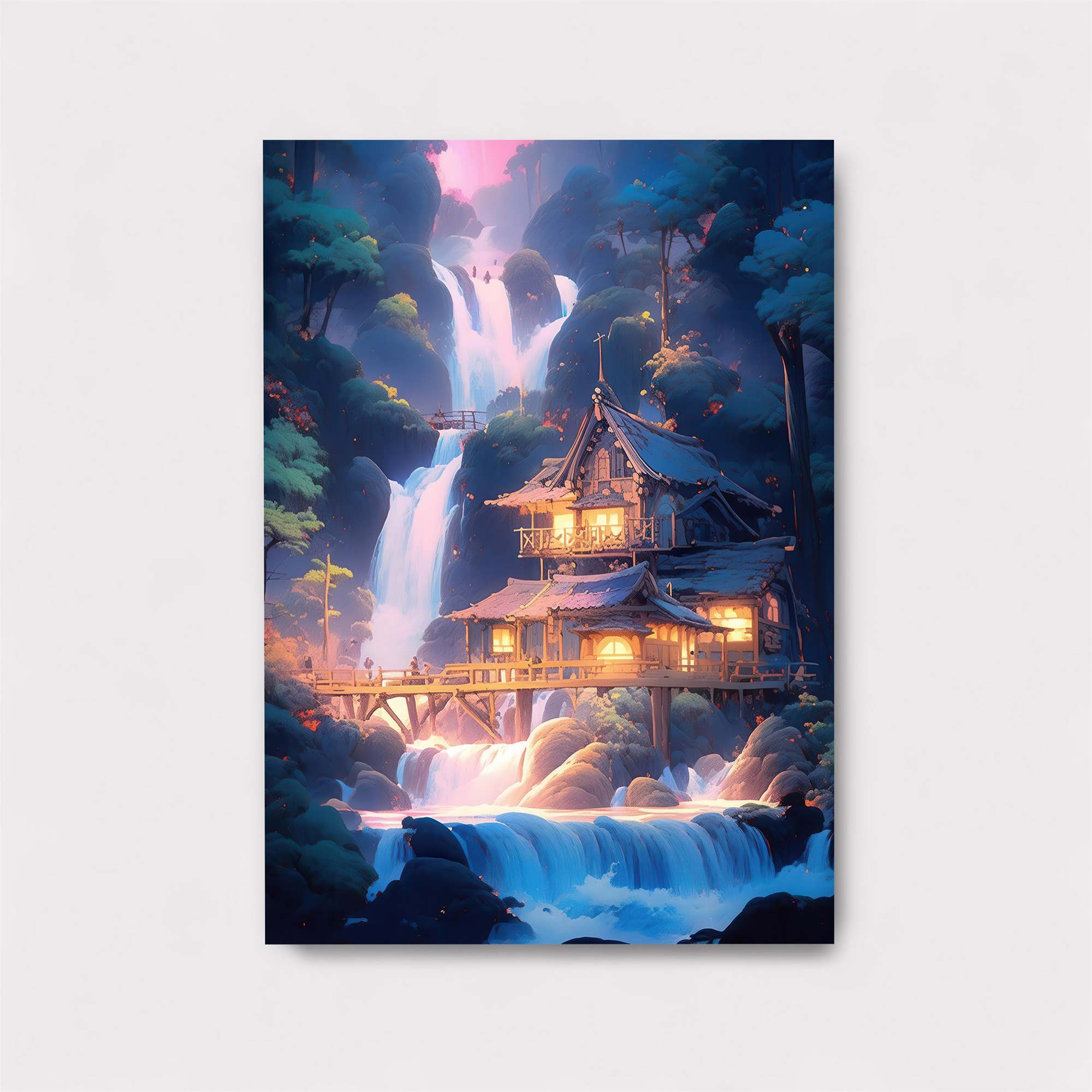 Waterfall Serenity Safe Wall Magnetic / M