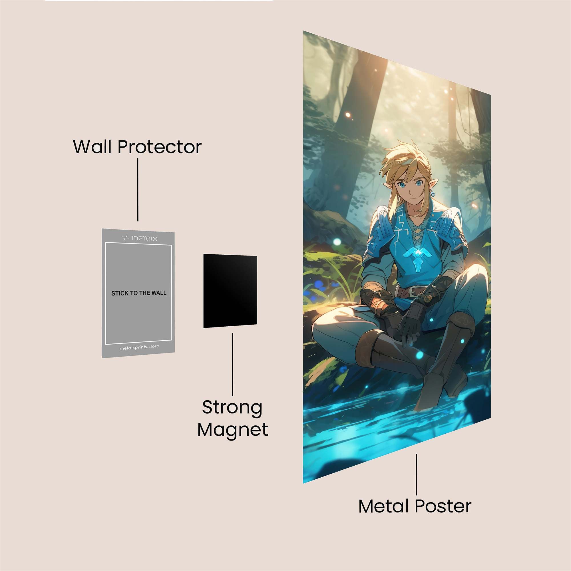 Link Serene Safe Wall Magnetic / M