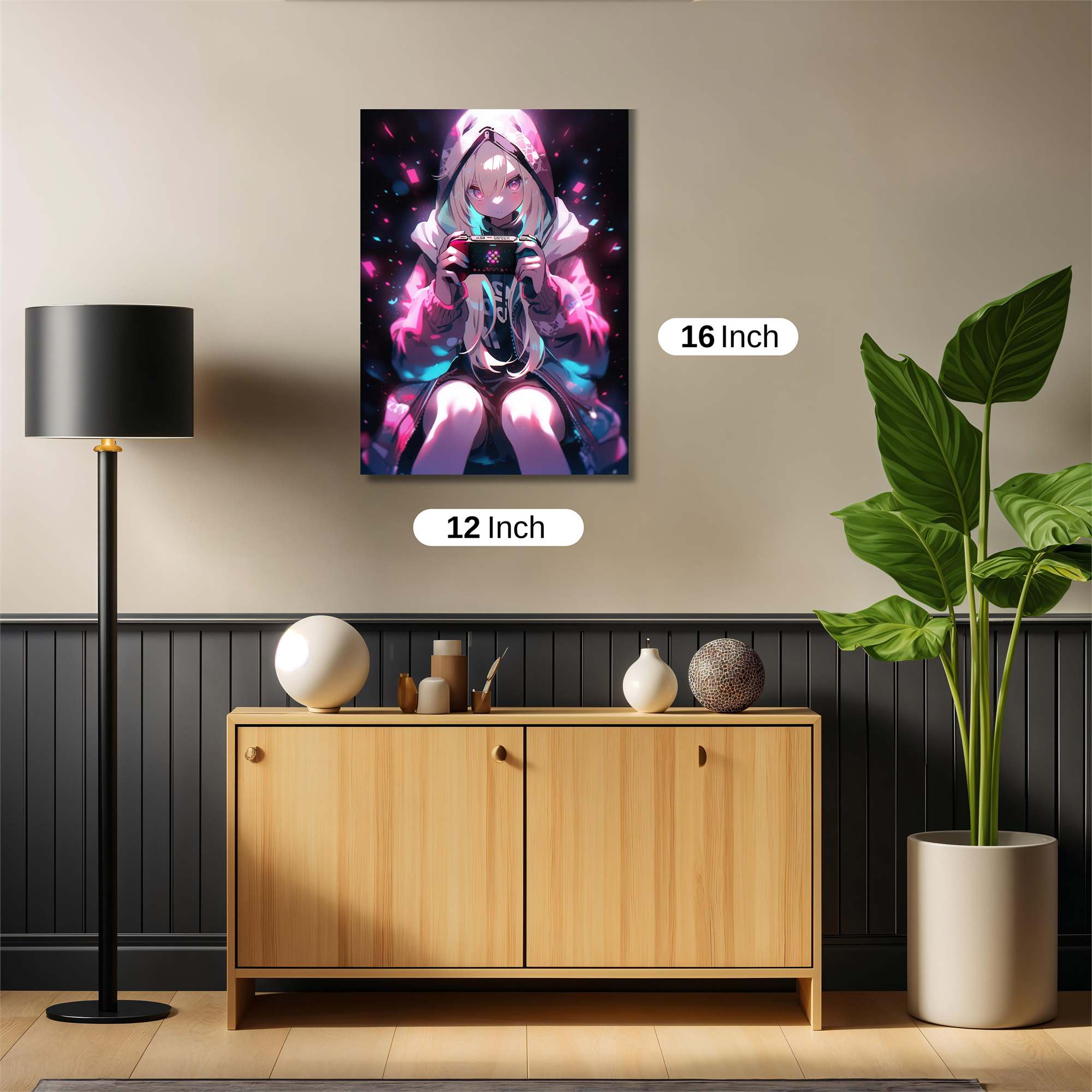 Gamer Glow Safe Wall Magnetic / M