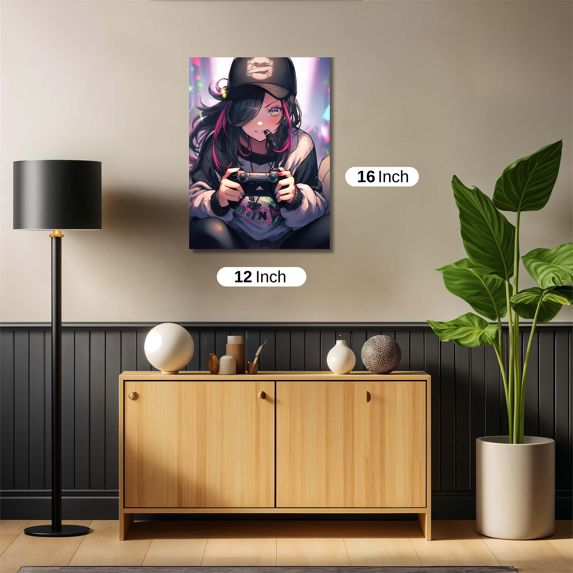 GamerVibes Safe Wall Magnetic / M