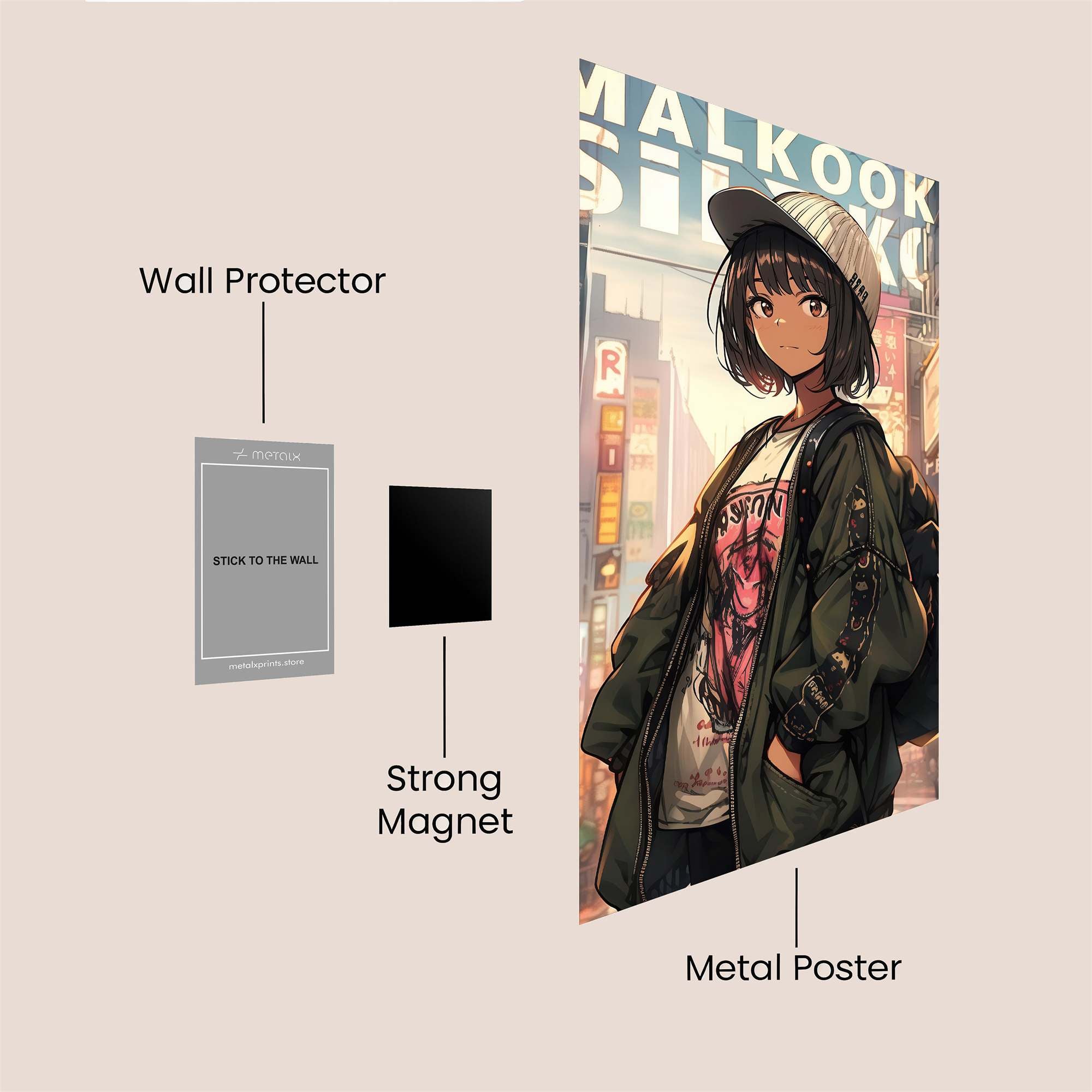 Malkook Serene Safe Wall Magnetic / M