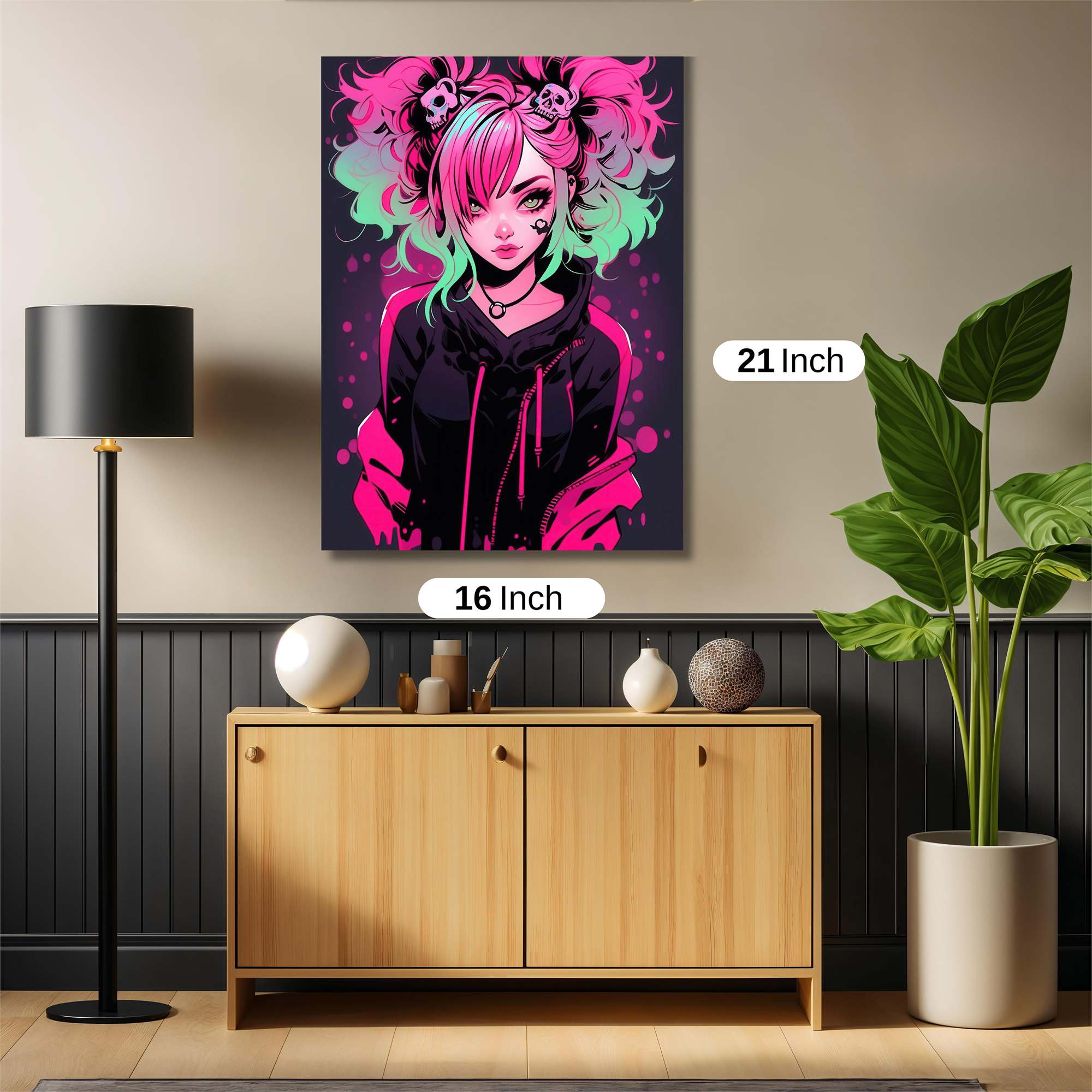 Neon Rebel Safe Wall Magnetic / M