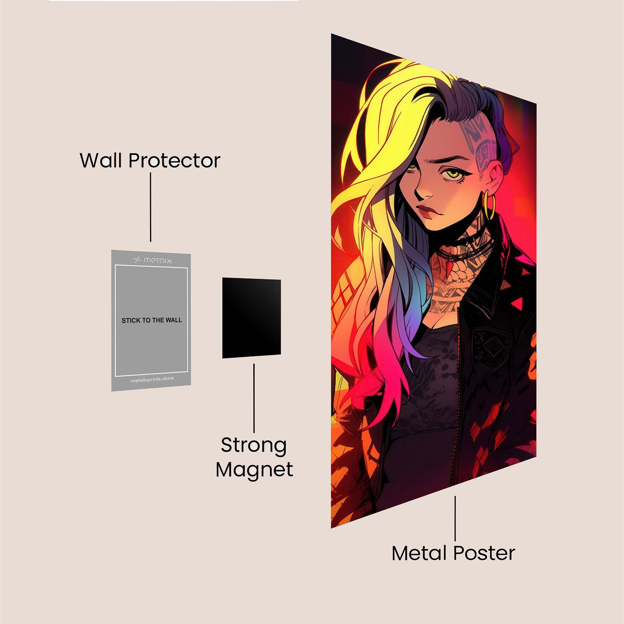 Rebel Radiance Safe Wall Magnetic / M