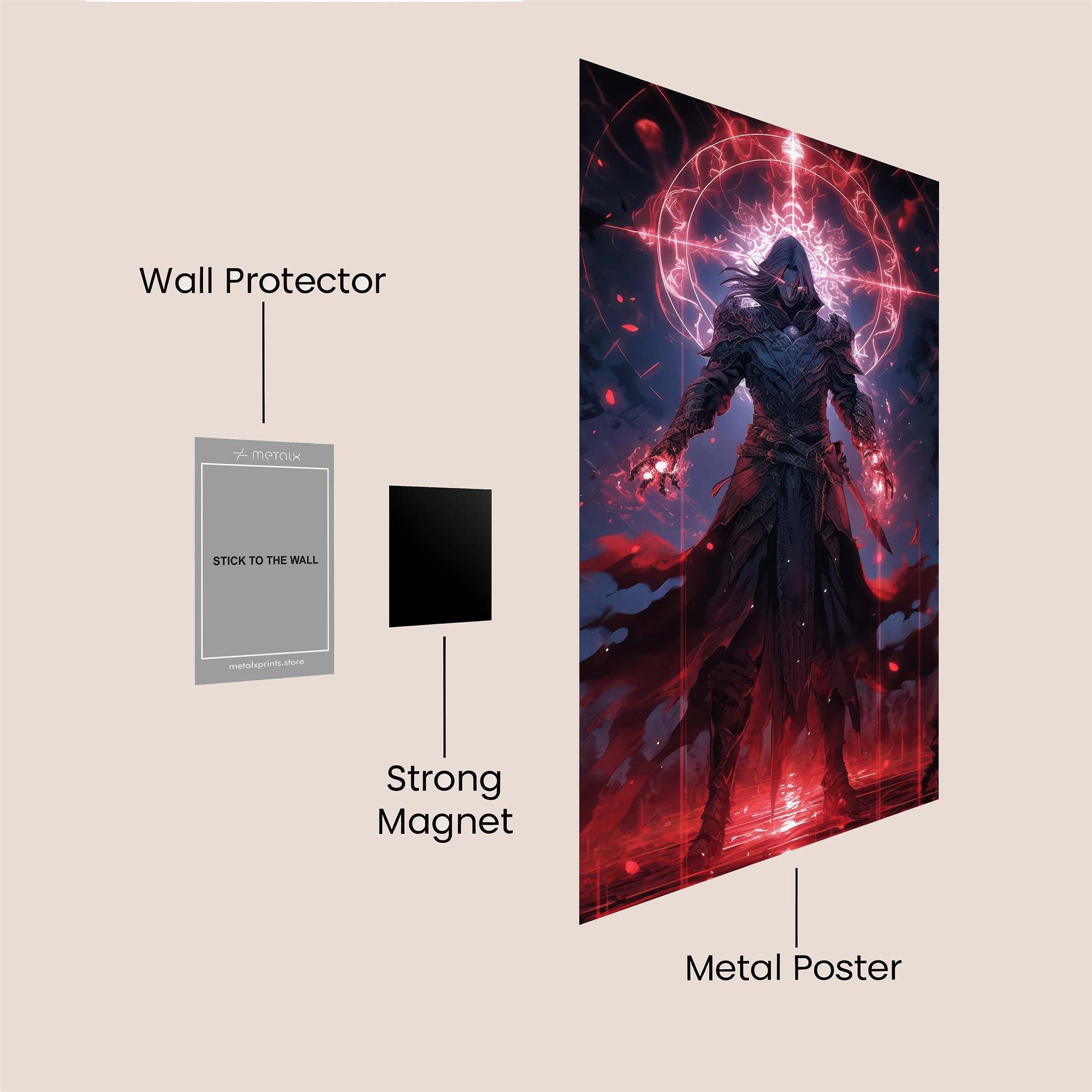 Sorcerer Ascendant Safe Wall Magnetic / M