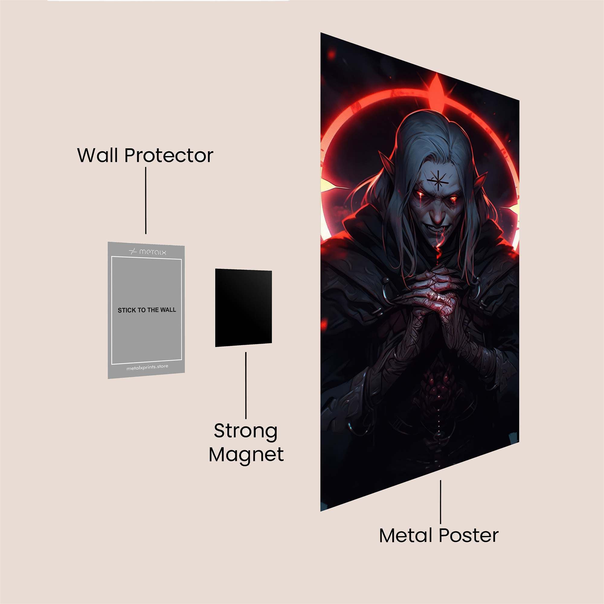 Sorcerer Sinister Safe Wall Magnetic / M