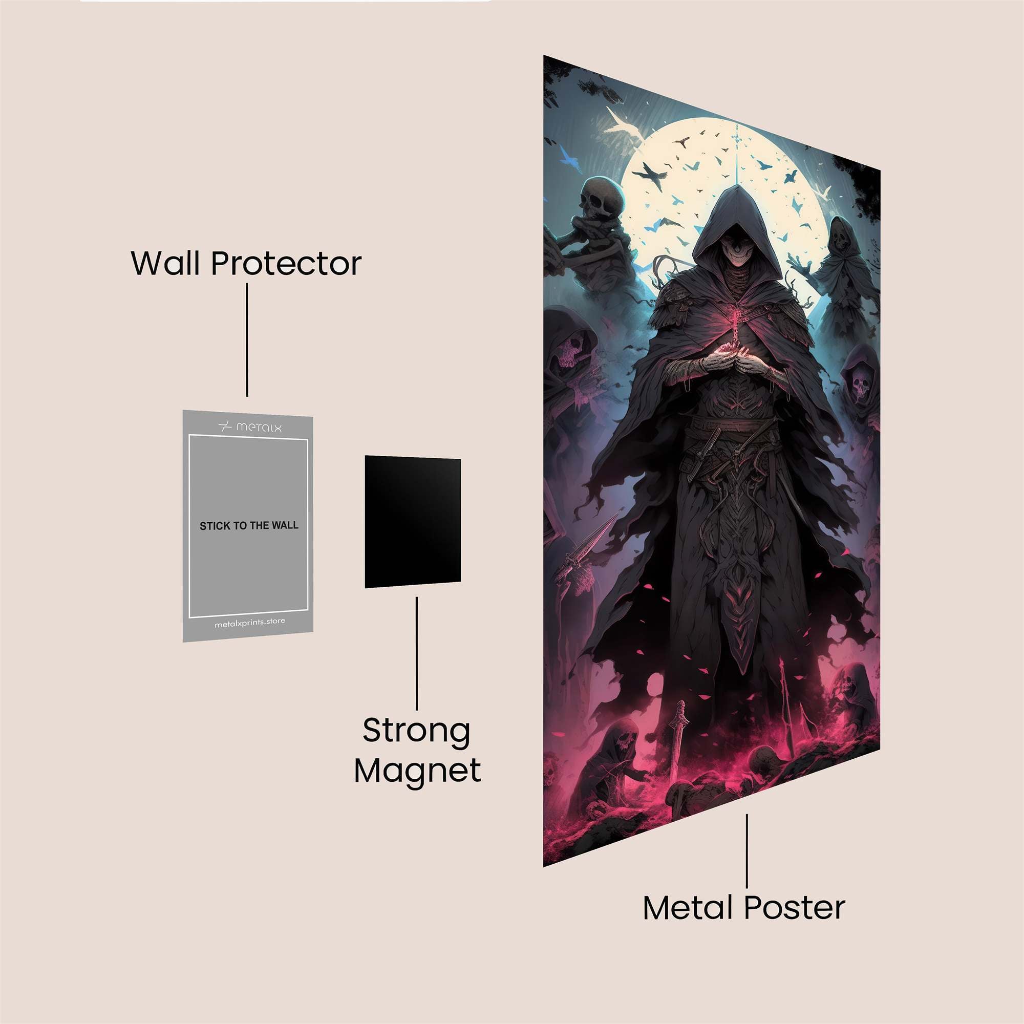 Necromancer Enigma Safe Wall Magnetic / M
