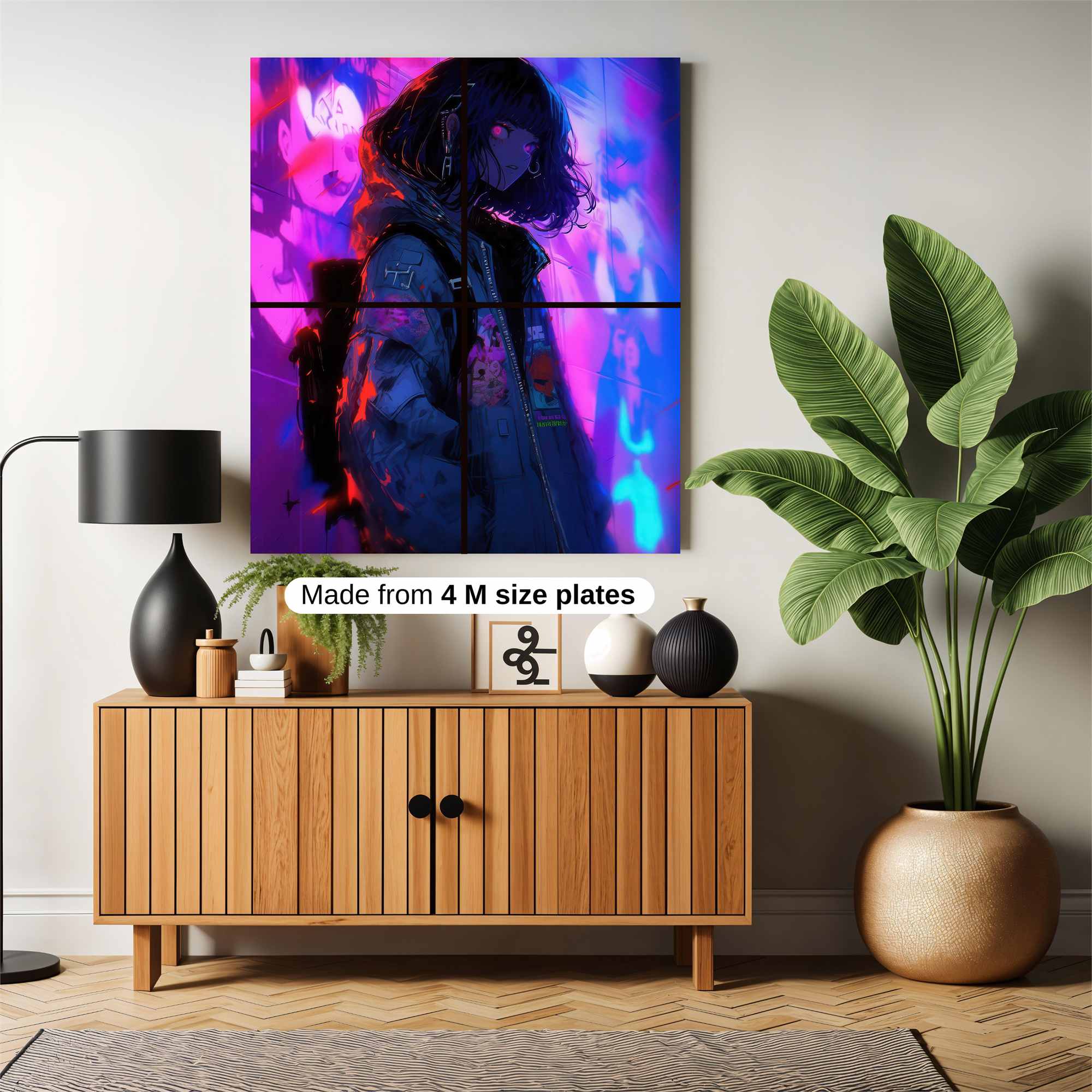 Neon Wanderer Safe Wall Magnetic / M