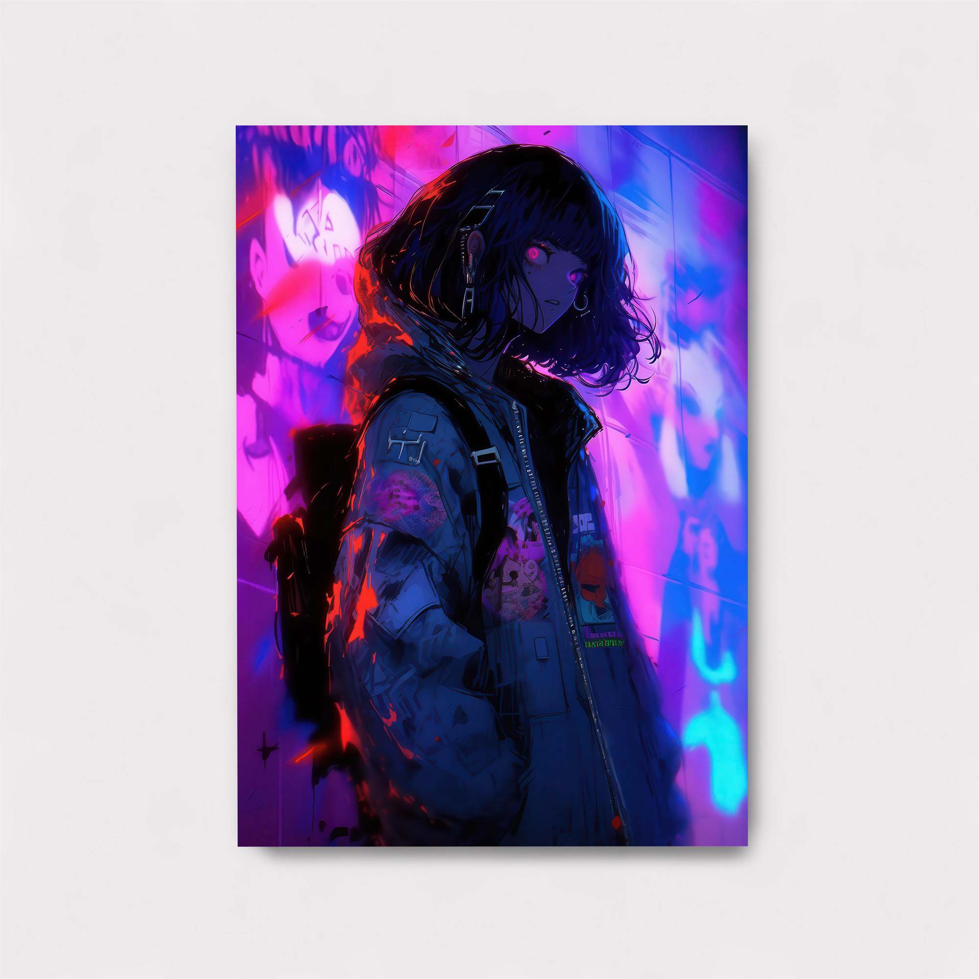 Neon Wanderer Safe Wall Magnetic / M