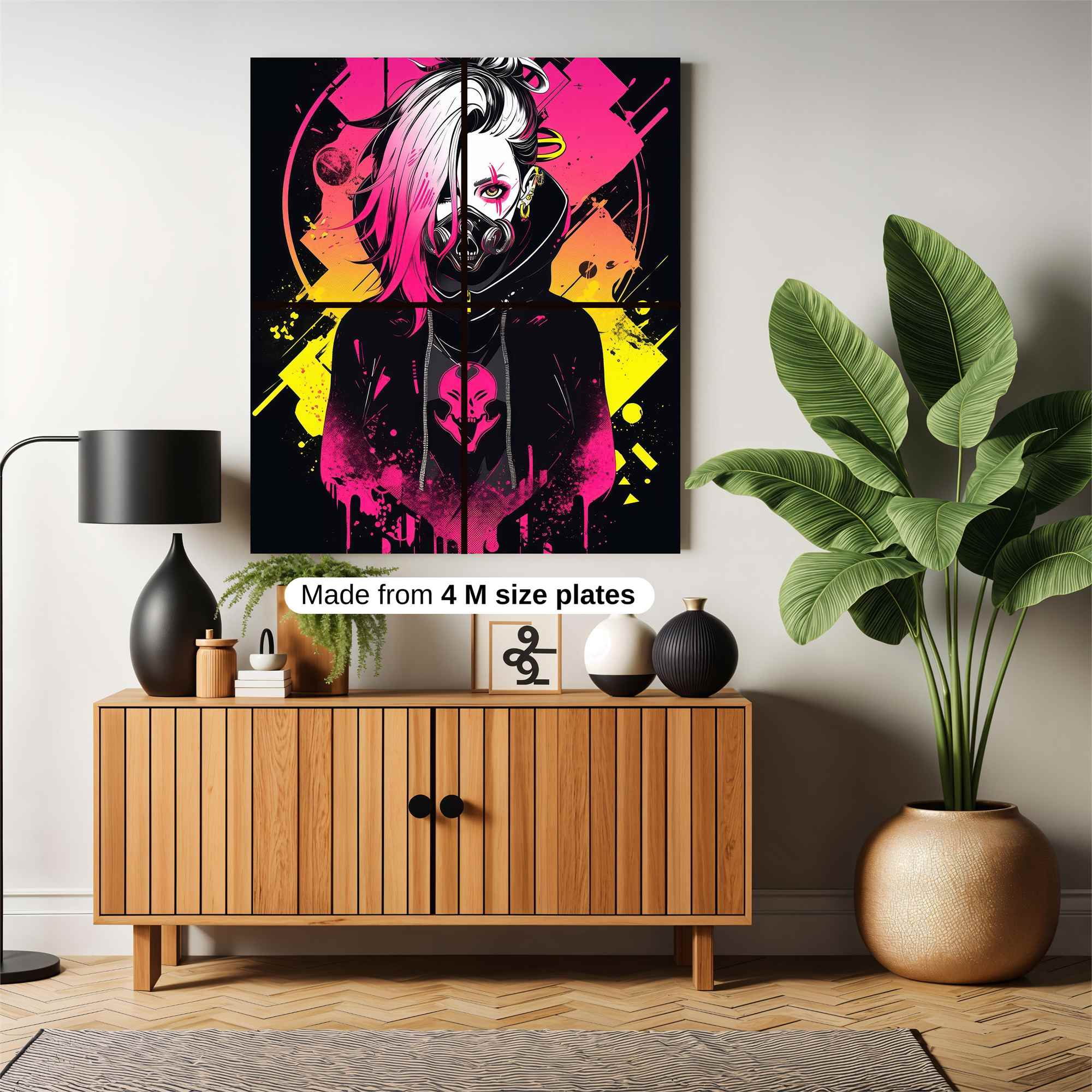 Cyberpunk Rebel Safe Wall Magnetic / M