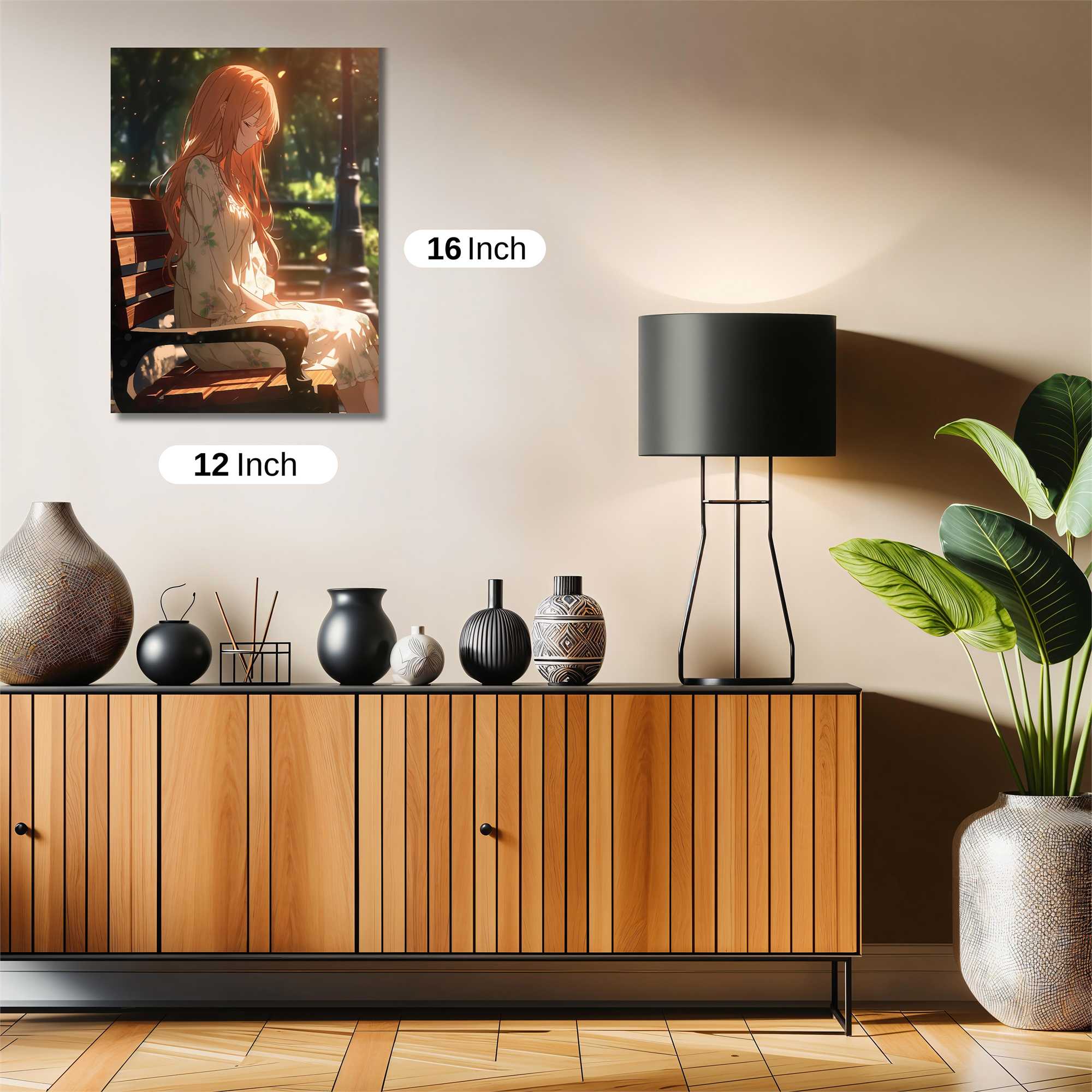 Sunlit Serenity Safe Wall Magnetic / M