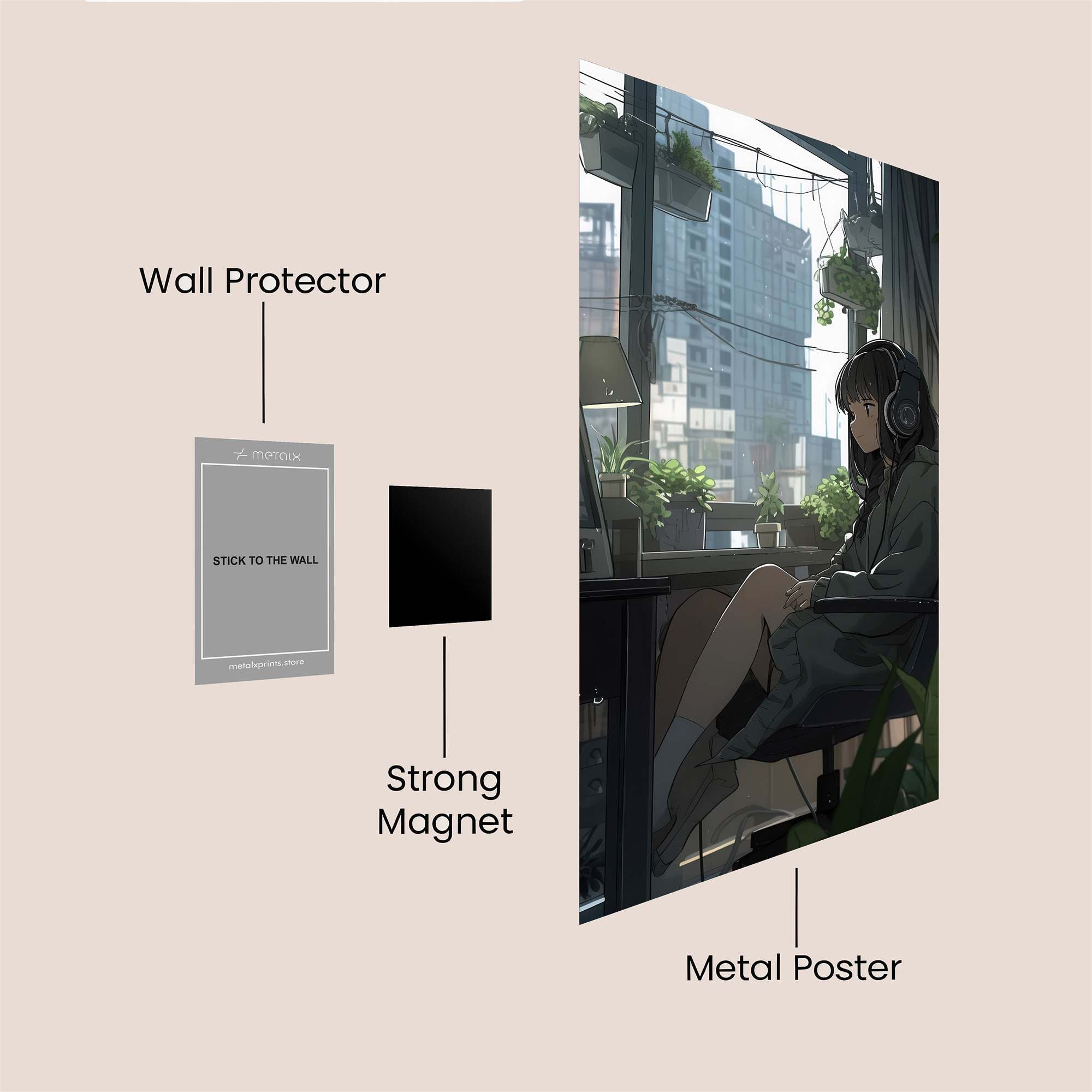 CitySerenity Safe Wall Magnetic / M
