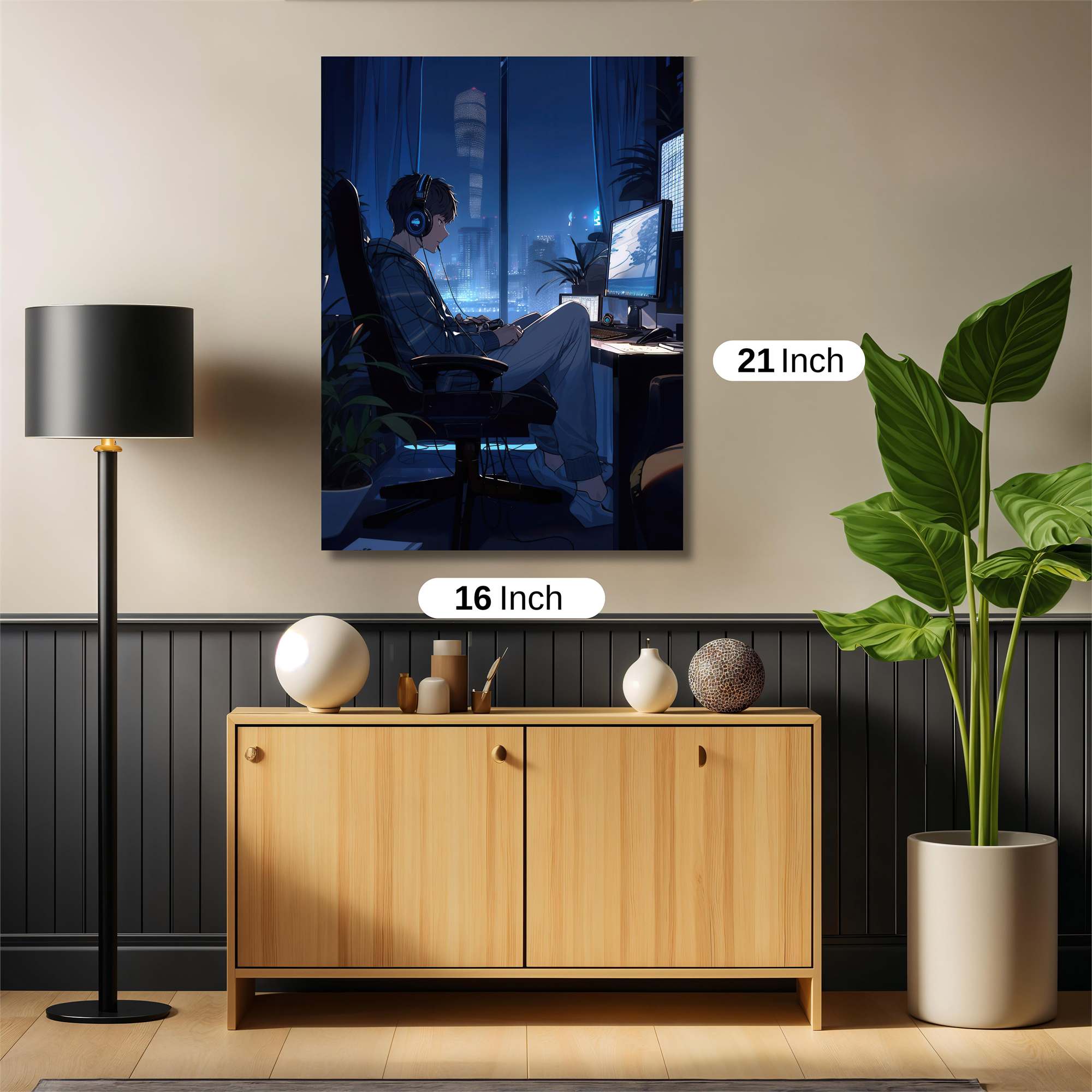 Gamer's Haven Safe Wall Magnetic / M