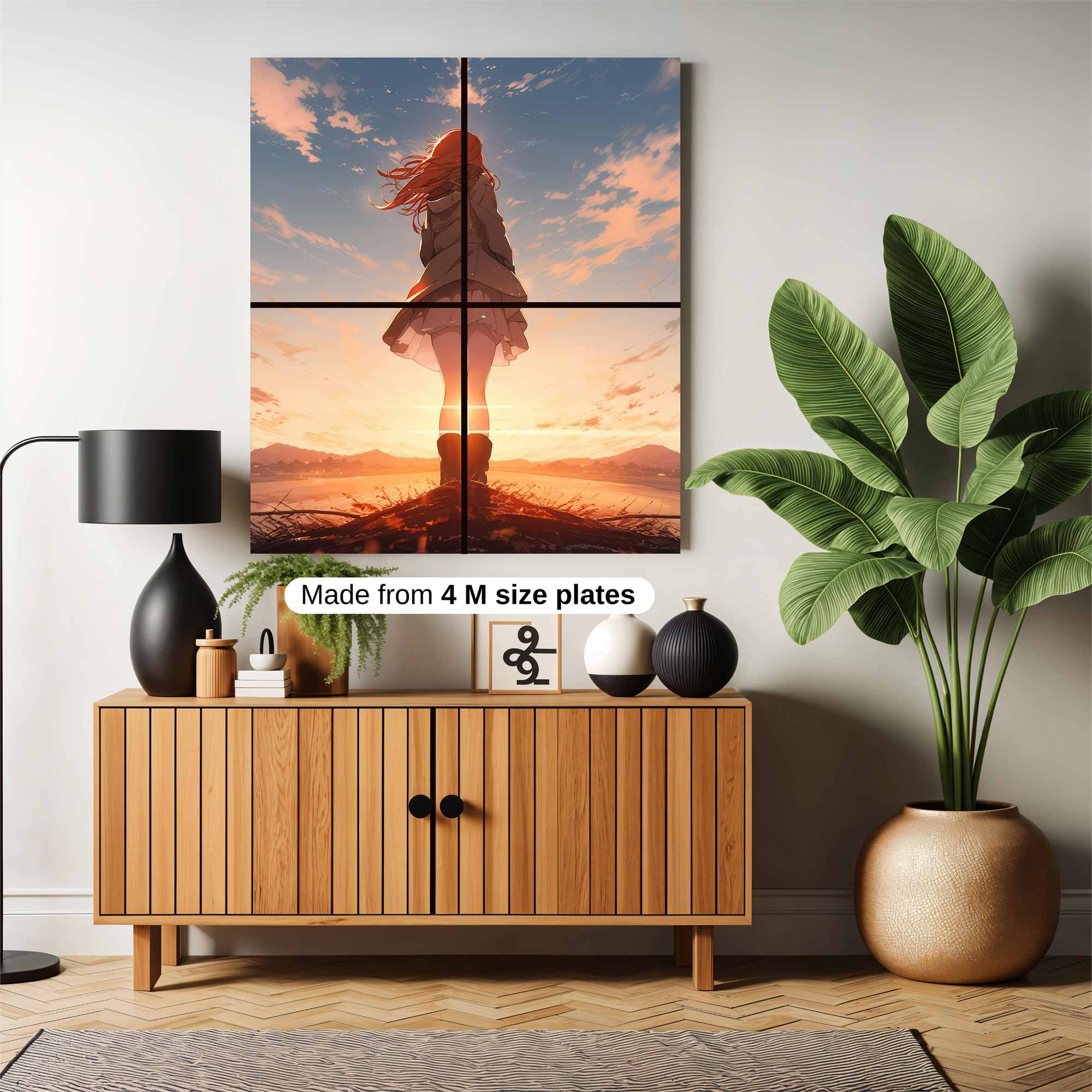 Sunset Serenity Safe Wall Magnetic / M