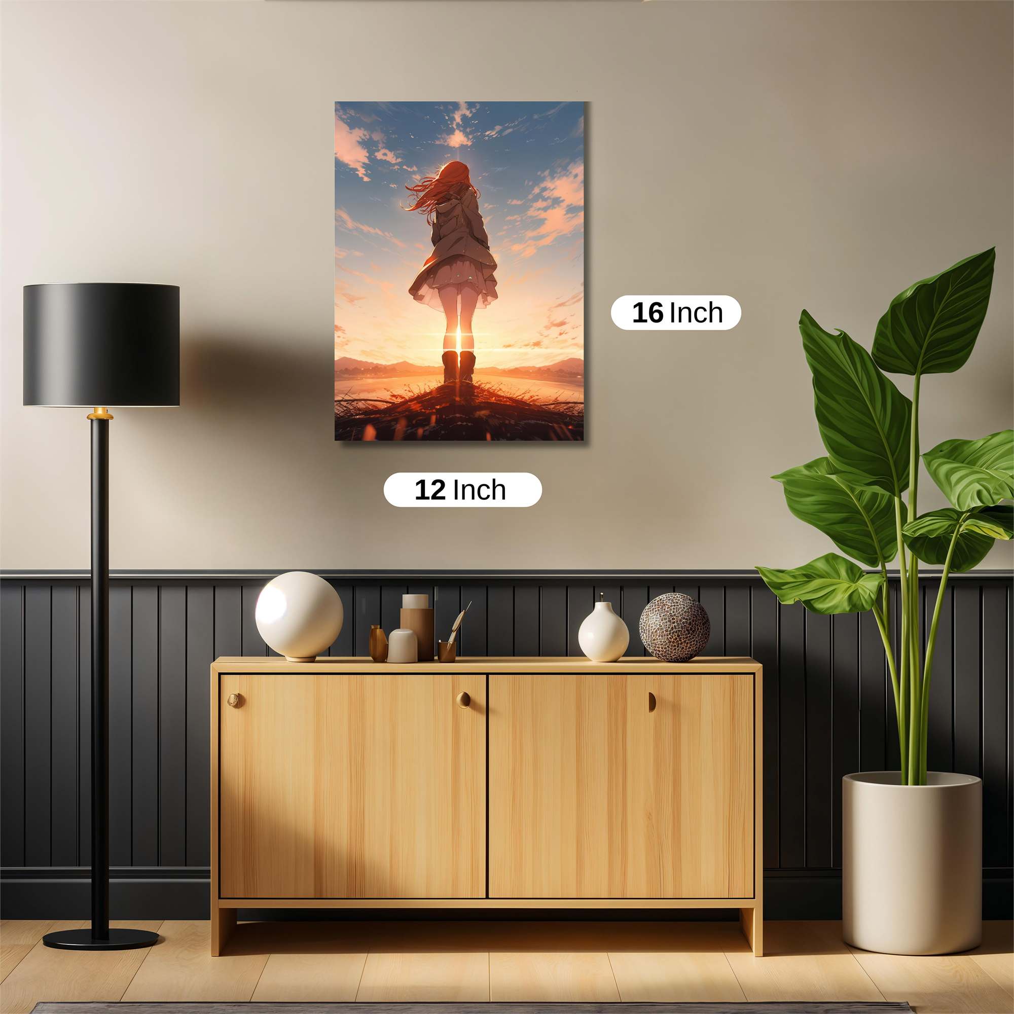 Sunset Serenity Safe Wall Magnetic / M
