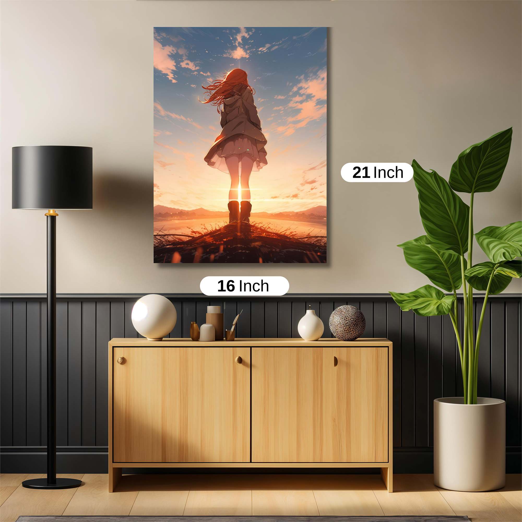 Sunset Serenity Safe Wall Magnetic / M