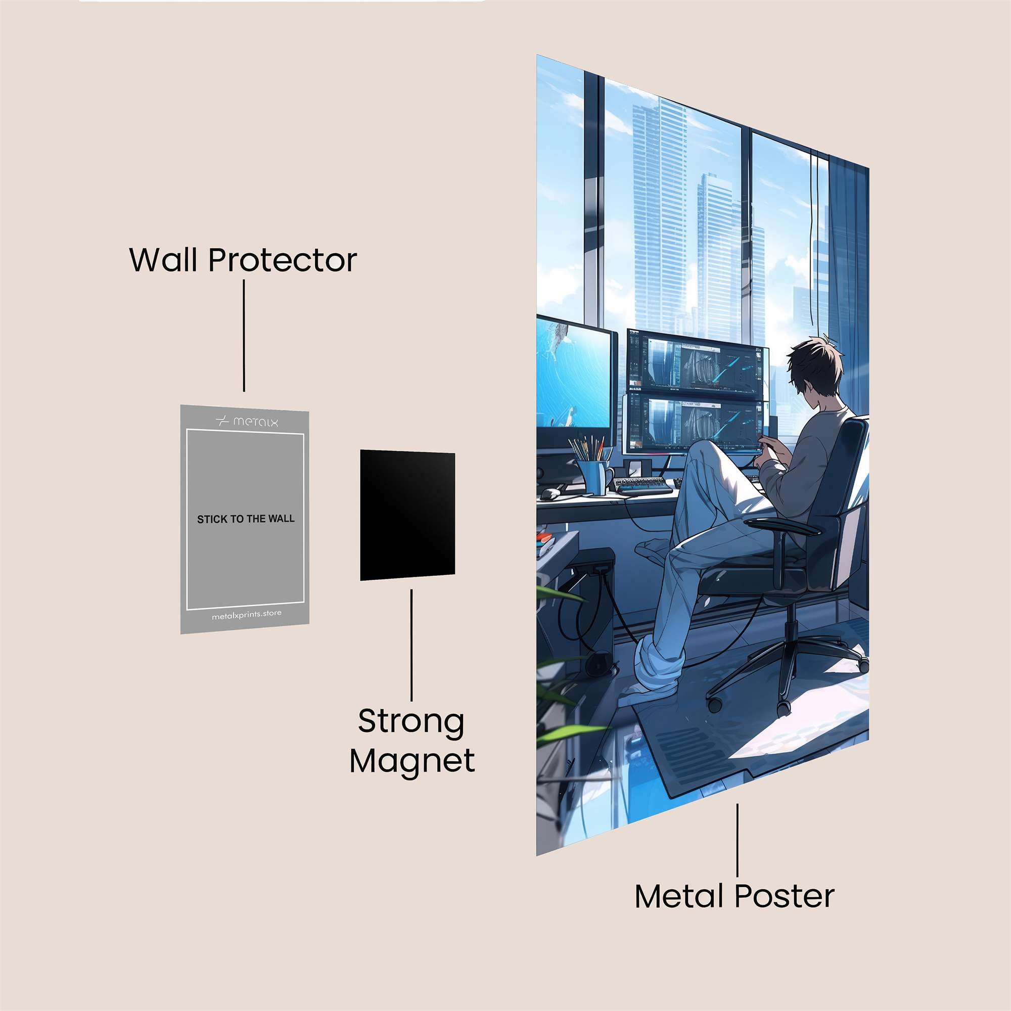 Tech Tranquility Safe Wall Magnetic / M