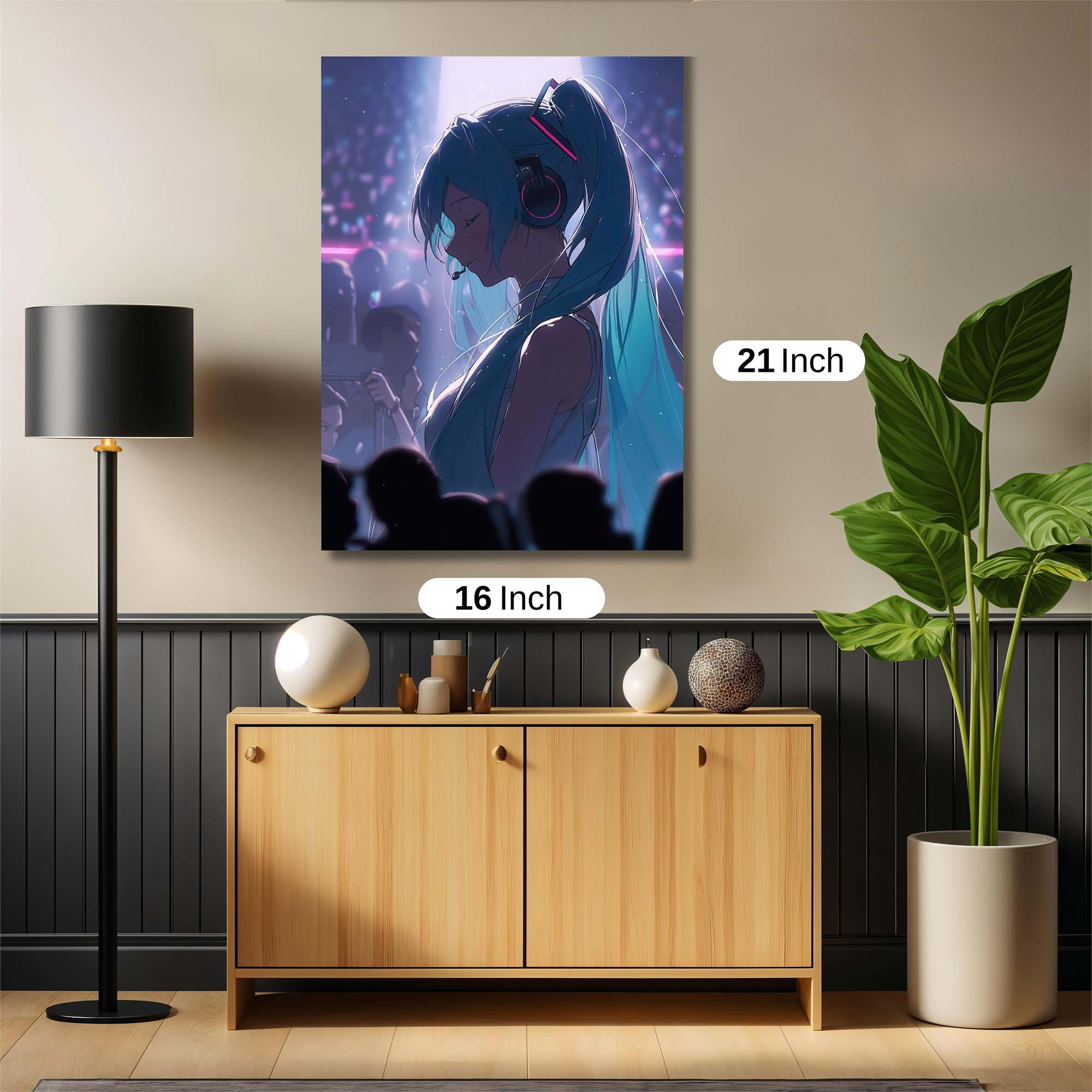 Hatsune Serene Safe Wall Magnetic / M